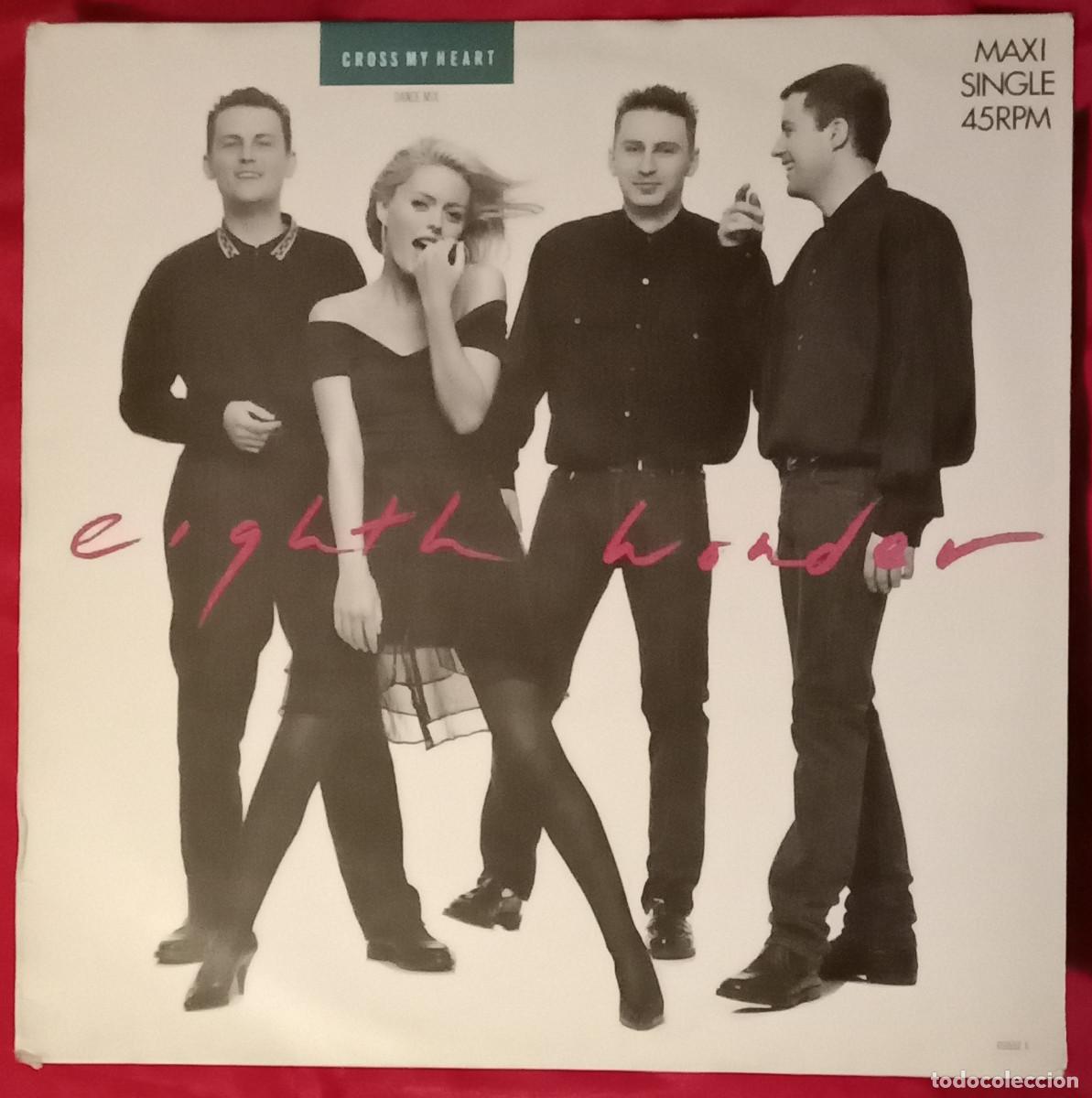 Discos de vinilo: Eighth Wonder - Croos My Heart / Let My In - Edit. CBS. 1988 (P)