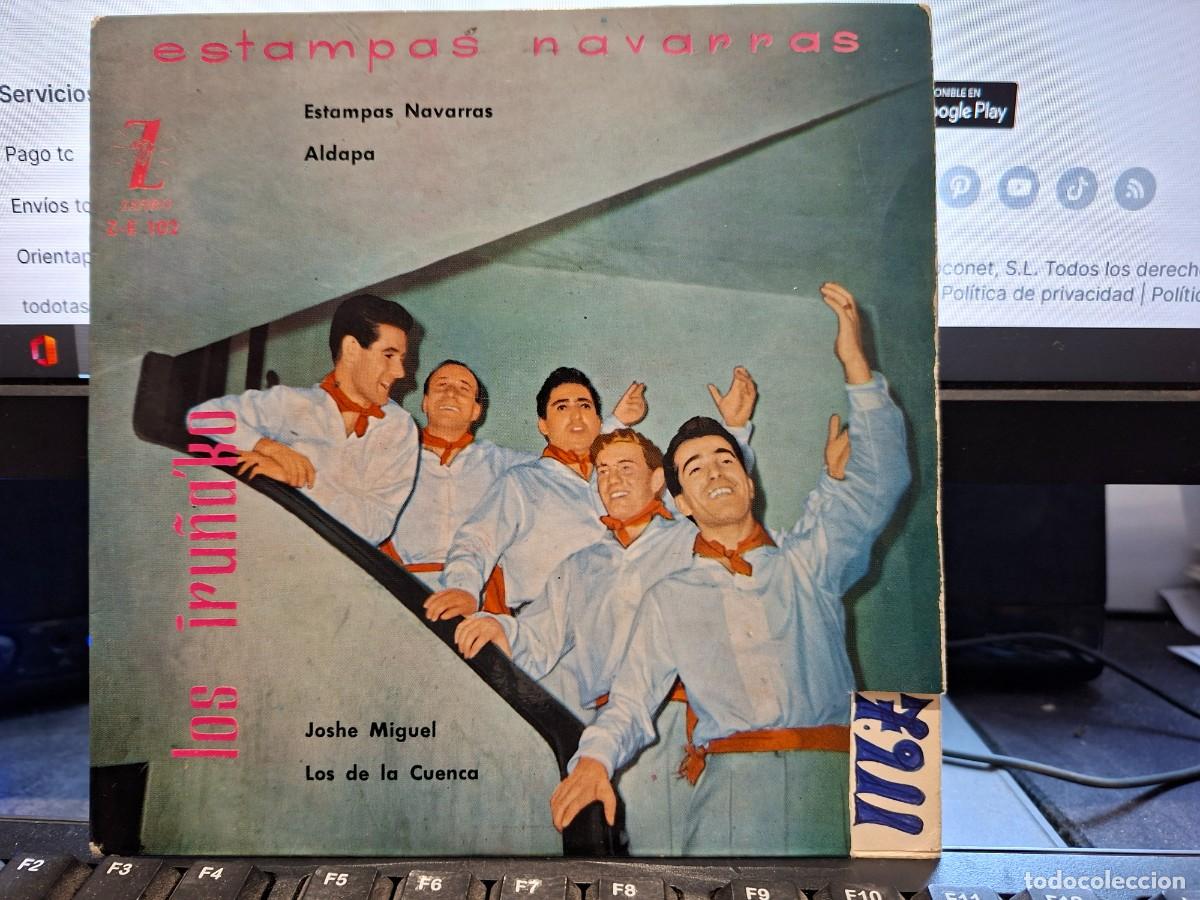 Discos de vinilo: LOS IRU&Ntilde;AKO IRU&Ntilde;A'KO IRU&Ntilde;A KO - ESTAMPAS NAVARRAS - EP DE VINILO - C-63