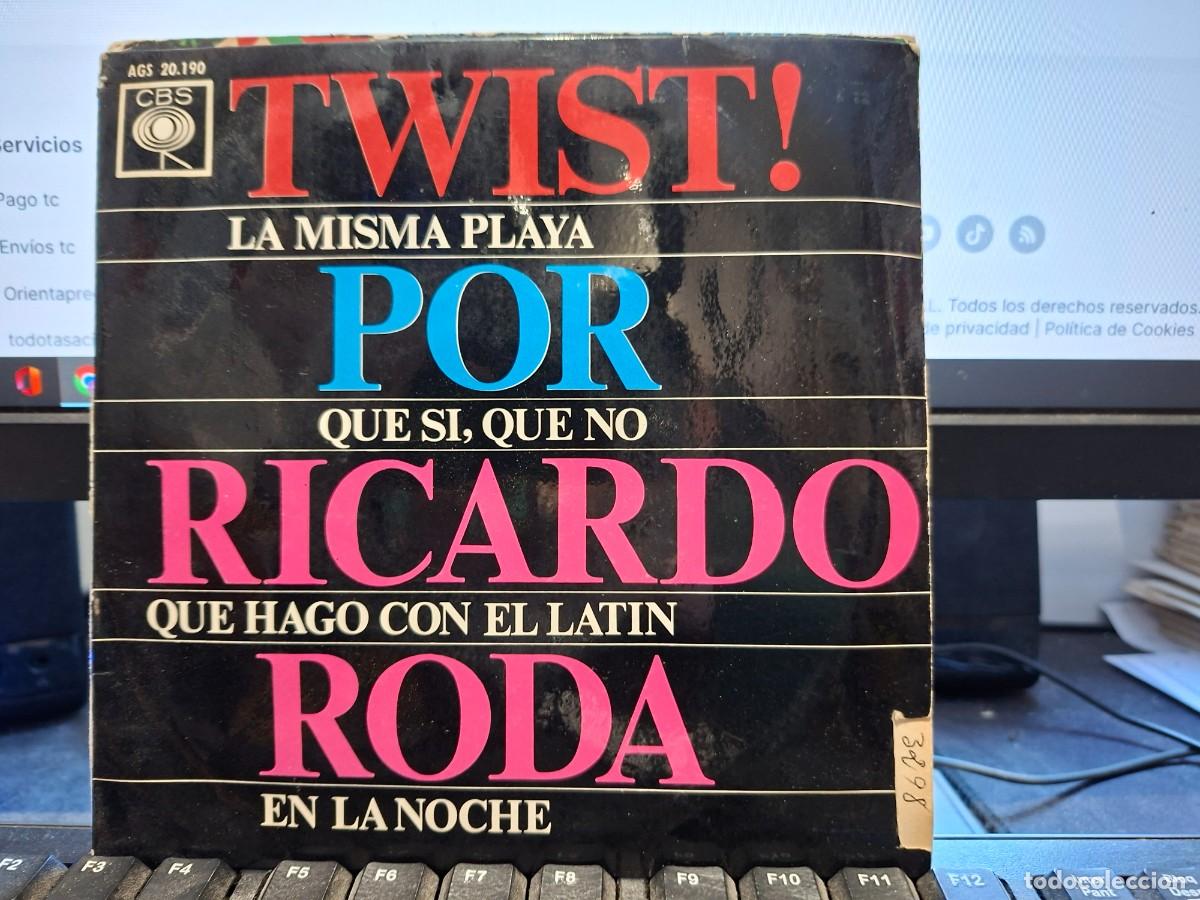 Discos de vinilo: RICARDO RODA - TWIST POR RICARDO RODA - EP DE VINILO - C-63