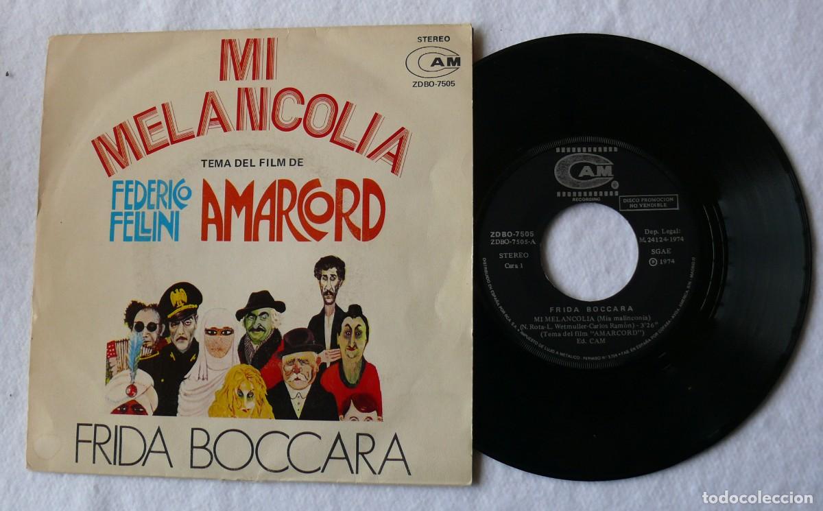 Discos de vinilo: Frida Boccara - Mi melancolia - single 45 rpm