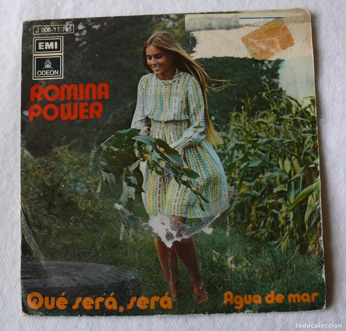 Discos de vinilo: Romina Power - Que sera, sera - single 45 rpm