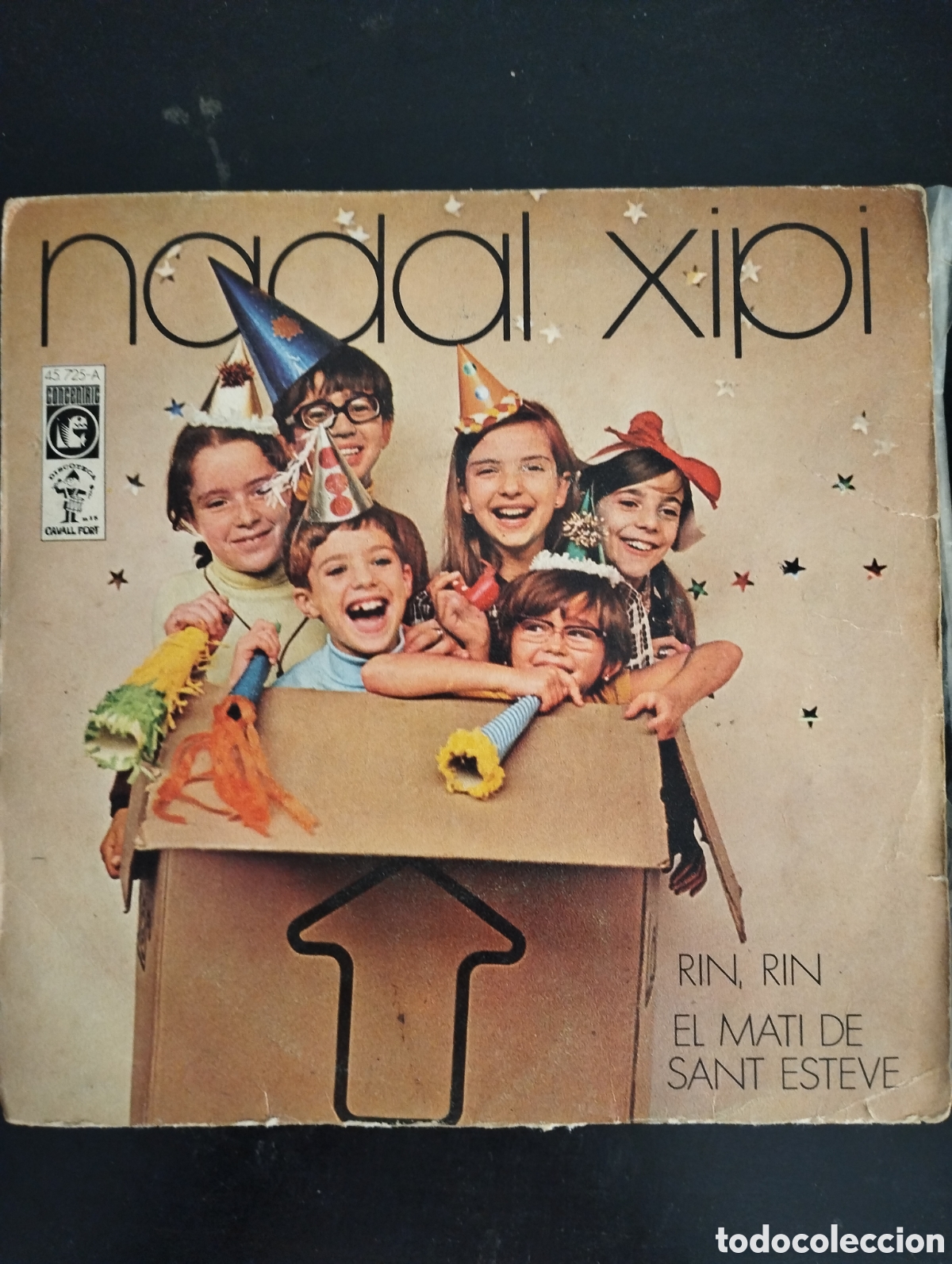 Discos de vinilo: Els Xipis &ndash; Nadal Xipi. 1971. Vinil, 7&rdquo;, Single, 45 RPM. Cavall Fort
