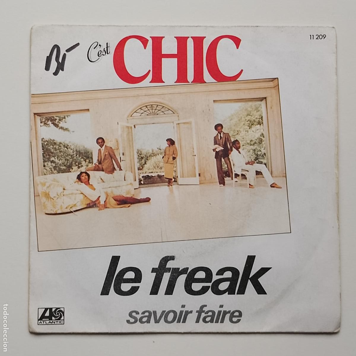 Discos de vinilo: Chic-Le Freak (7'' Atlantic 1978) Nile Rodgers, Bernard Edwards, David Bowie, Talking Heads...