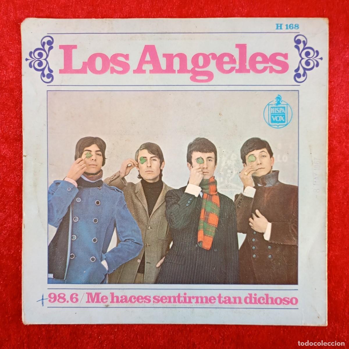 Discos de vinilo: LOS ANGELES - ME HACES SENTIRME TAN DICHOSO - H 168 - SINGLE - DISCO VINILO / 3820