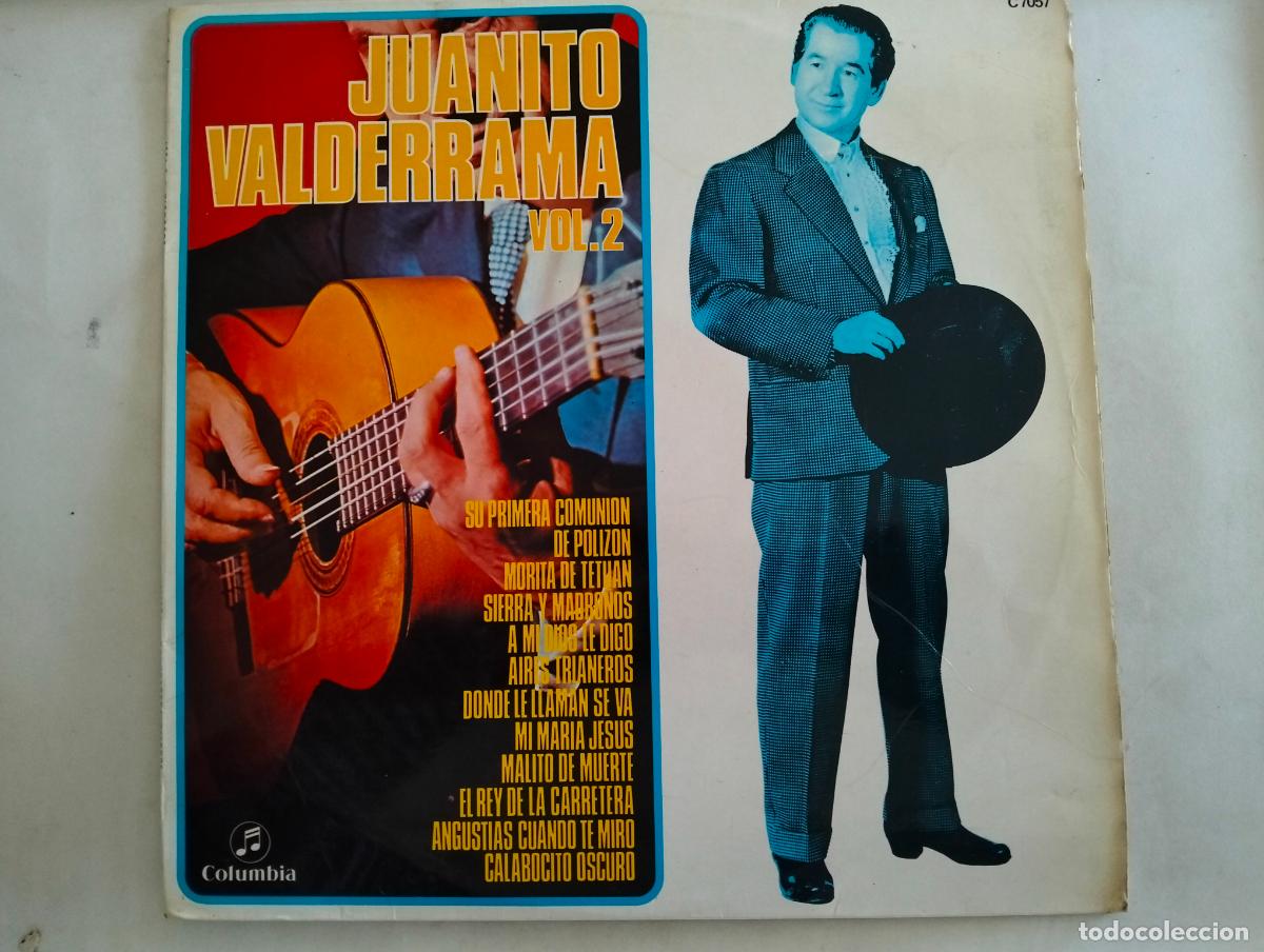 Discos de vinilo: JUANITO VALDERRAMA, DISCO LP VOL II, EDITADO COLUMBIA, A&Ntilde;O 1970