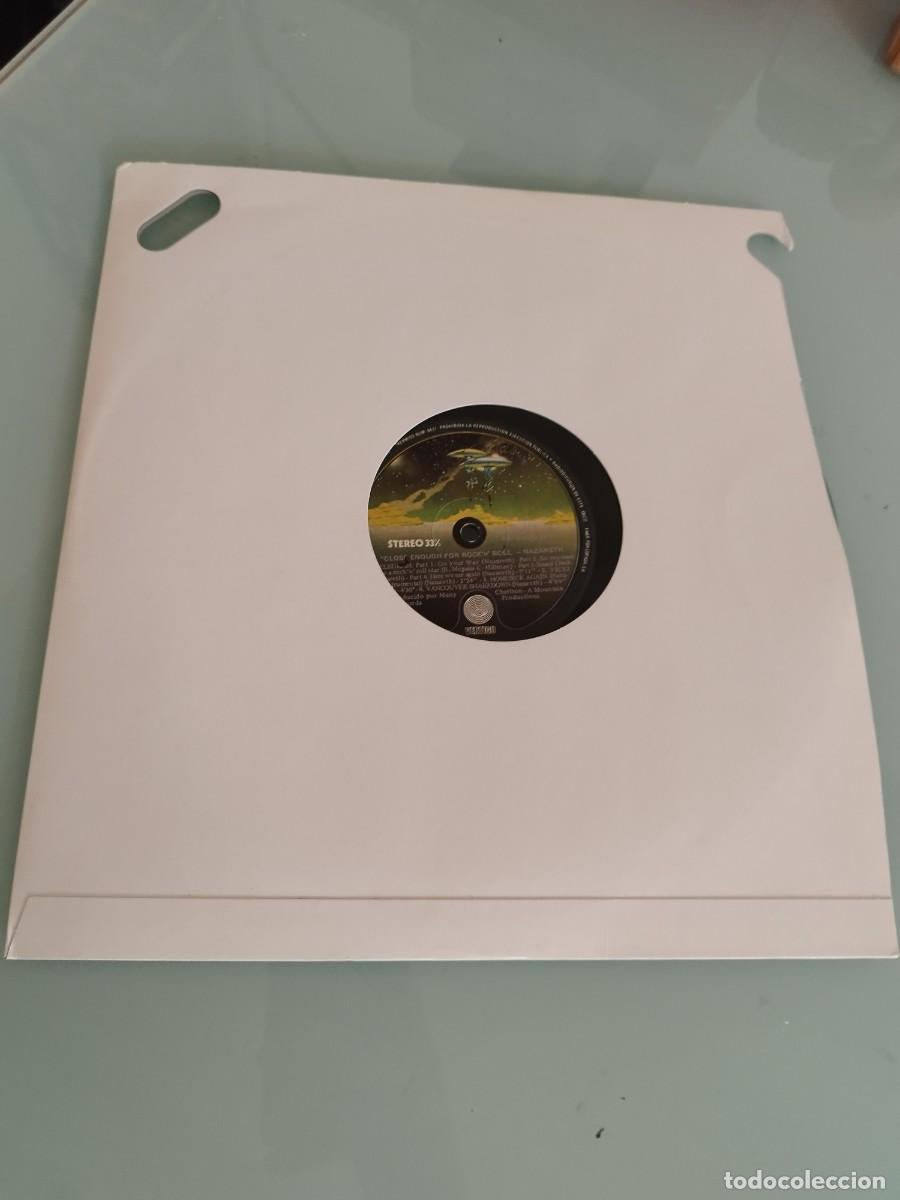 Discos de vinilo: Nazareth, Close Enough for Rock 'n' Roll&rdquo;. Vinilo lp con ruido de fondo y sin caratula. . VG.