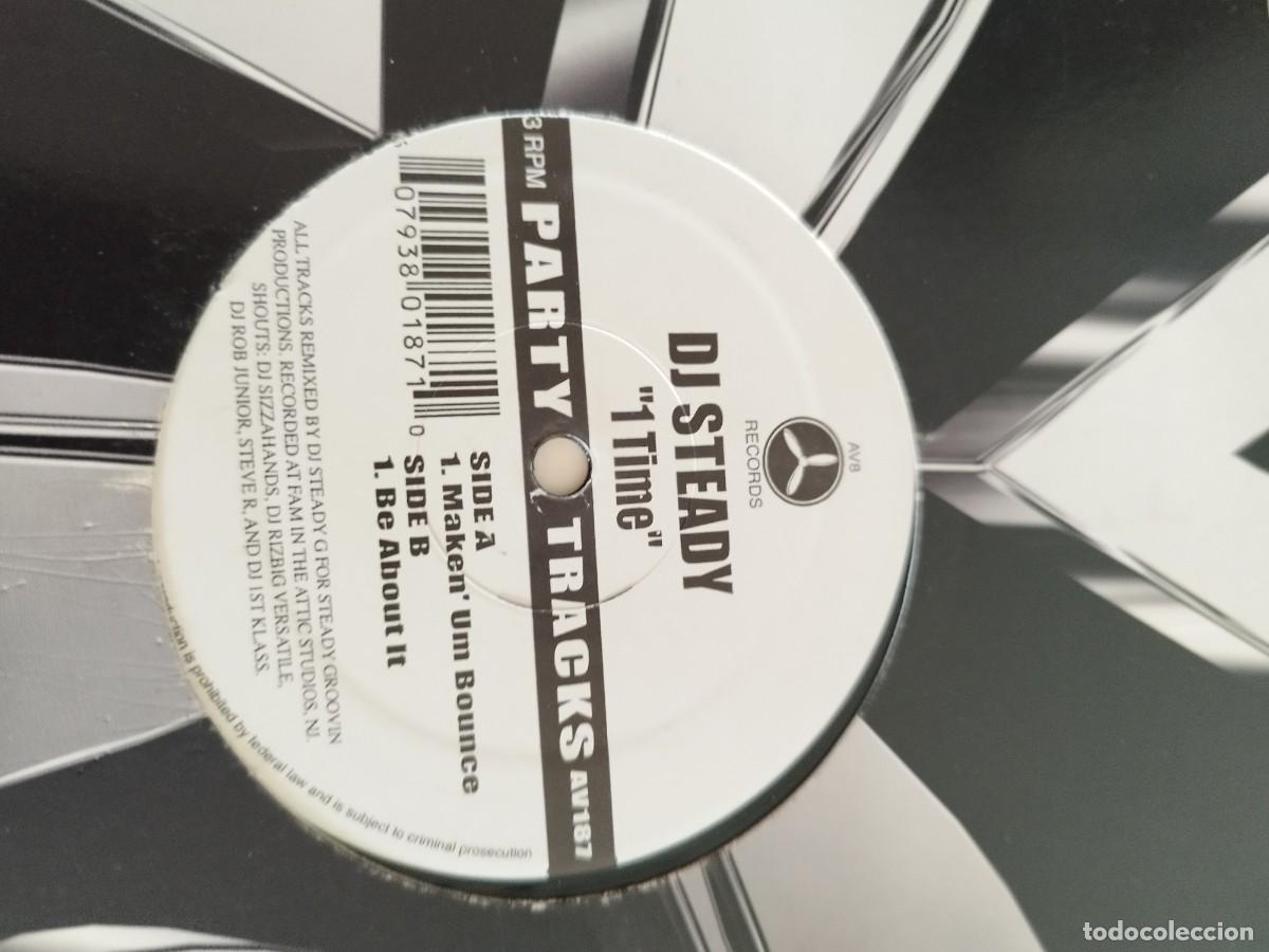 Discos de vinilo: DJ Steady &ndash; 1 Time. 12&rdquo; Hip Hop. - Foto 2