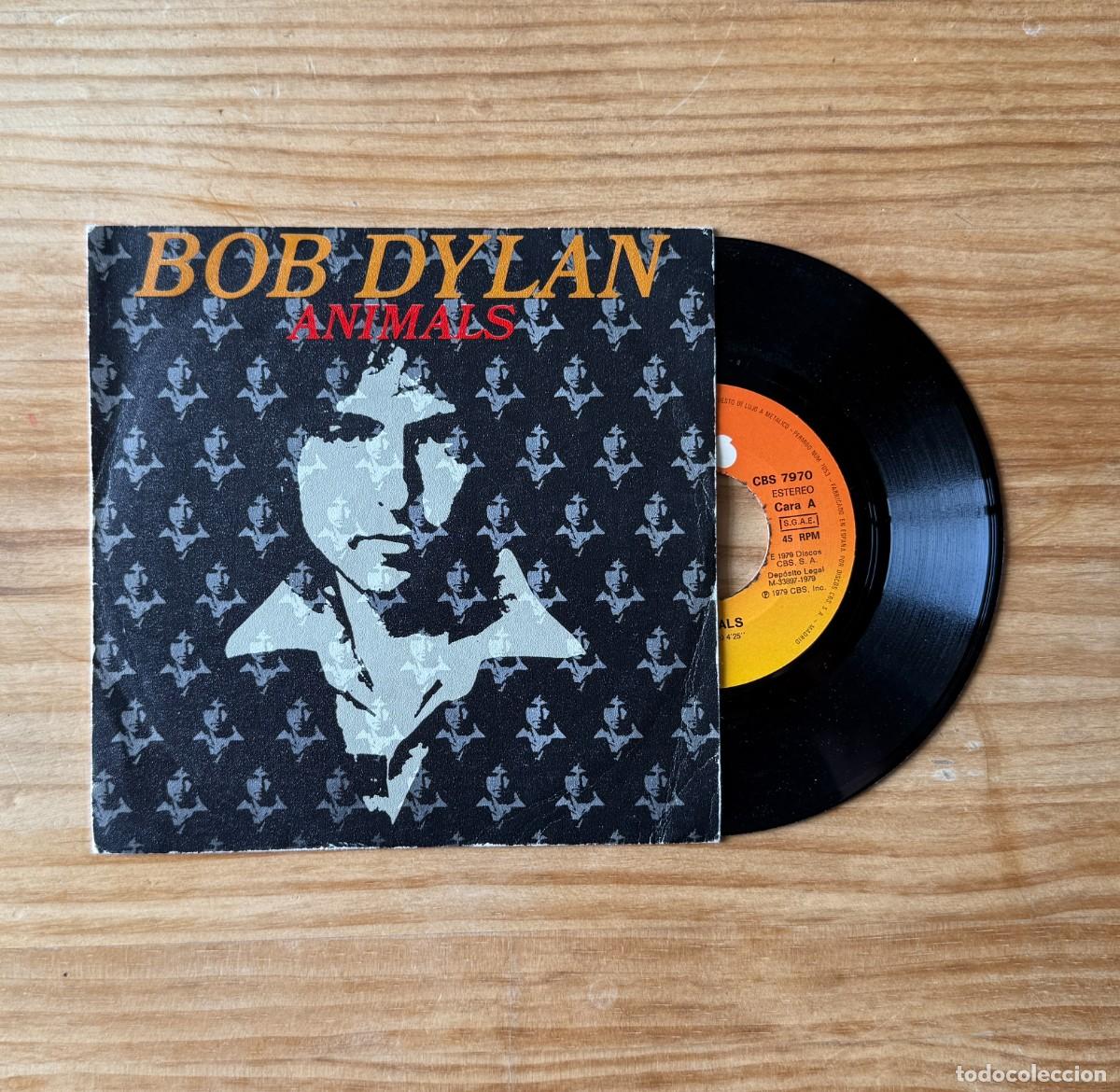 Vinyl-Schallplatten: Bob Dylan &ndash;Animals. Single. Spain 1979