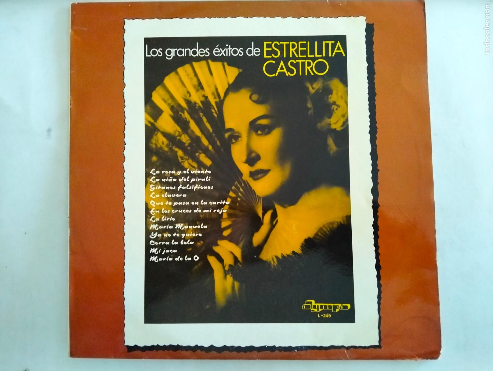 Discos de vinilo: ESTRELLITA CASTRO, DISCO LP GRANDES EXITOS, EDITADO OLIMPO, A&Ntilde;O 1974