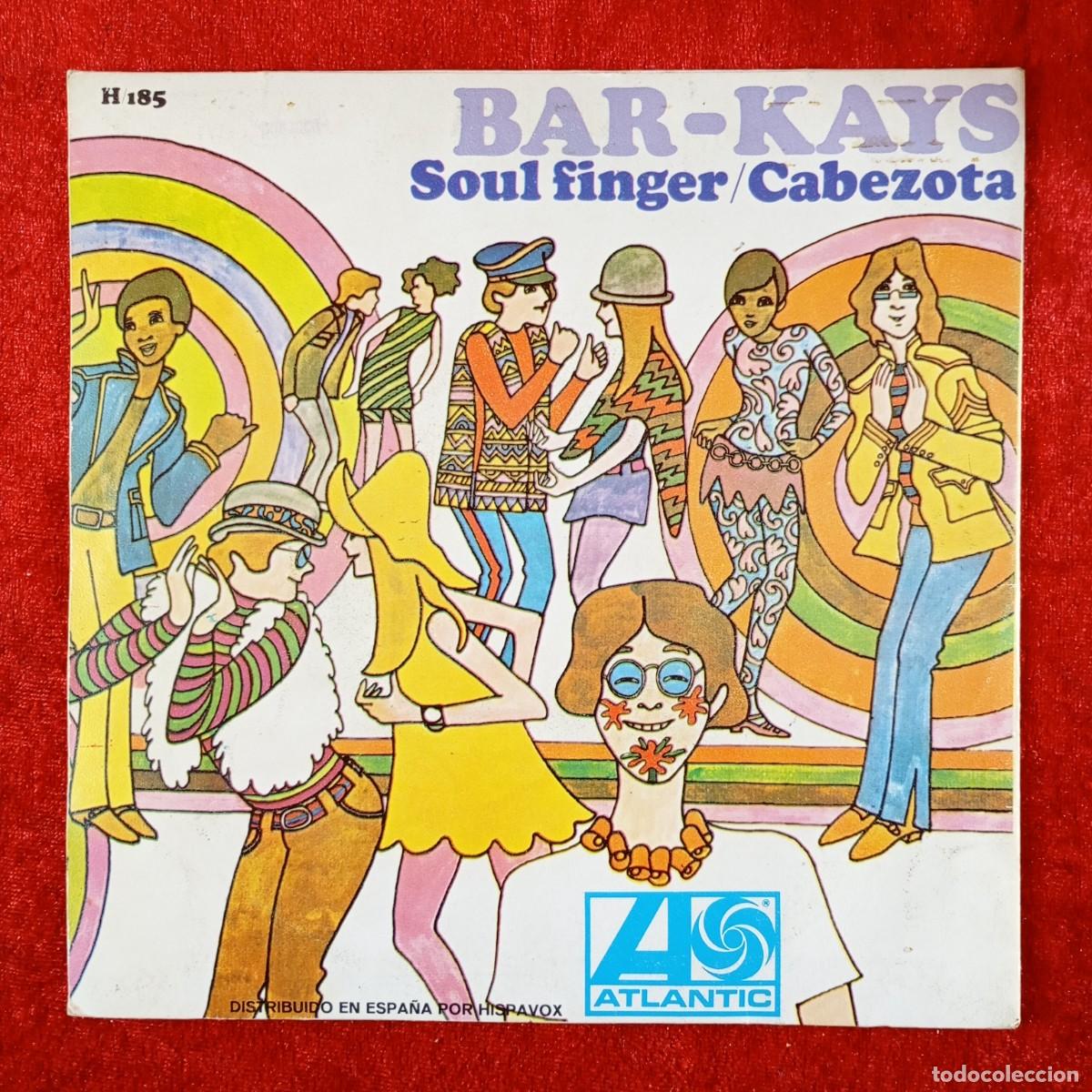 Discos de vinilo: BAR-KAYS - SOUL FINGER - CABEZOTA - H/185 - SINGLE - DISCO VINILO / 3827