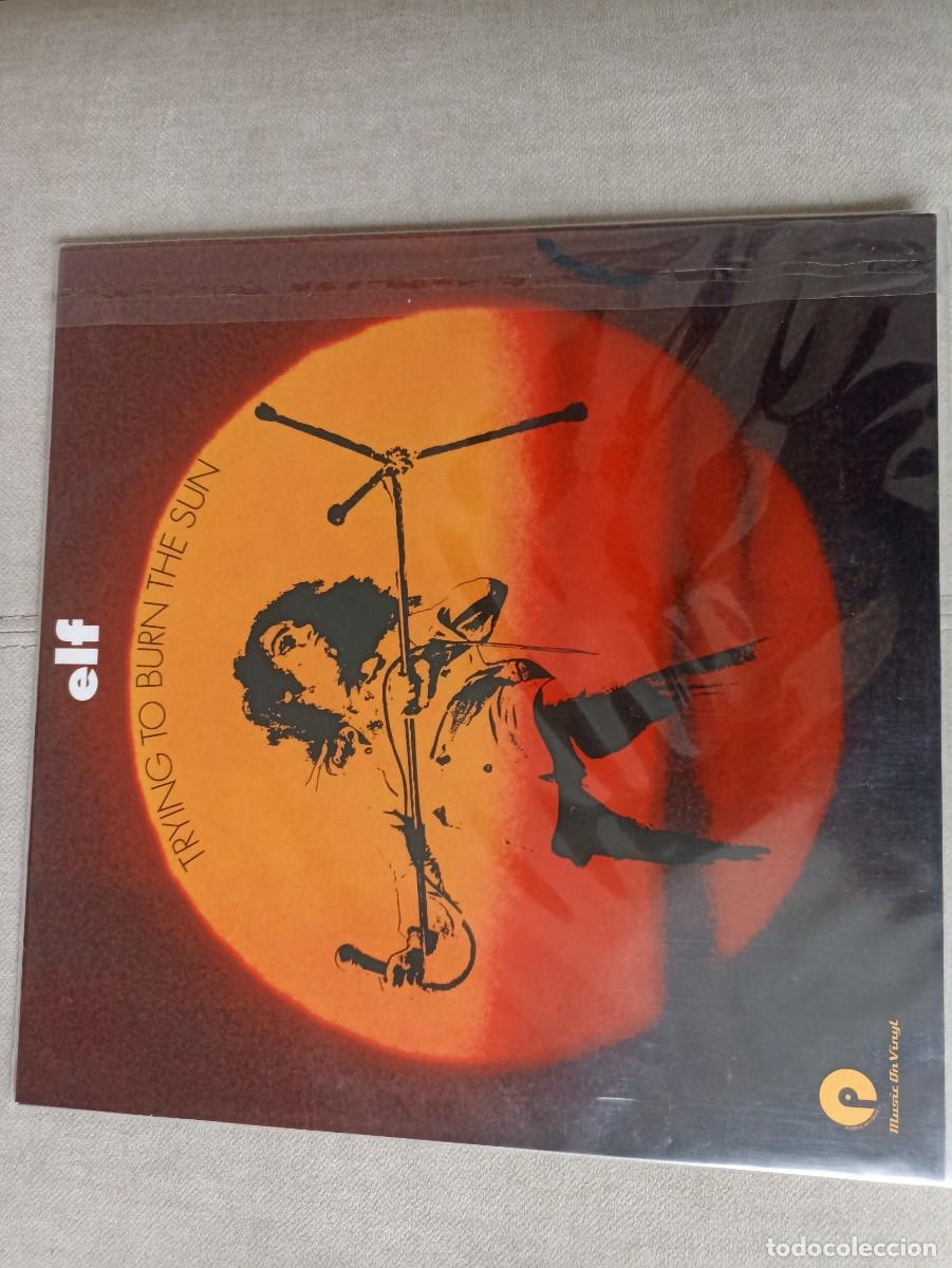 Discos de vinilo: ELF. (Ronnie James Dio). Trying to burn the sun. LP. Reissue 2017