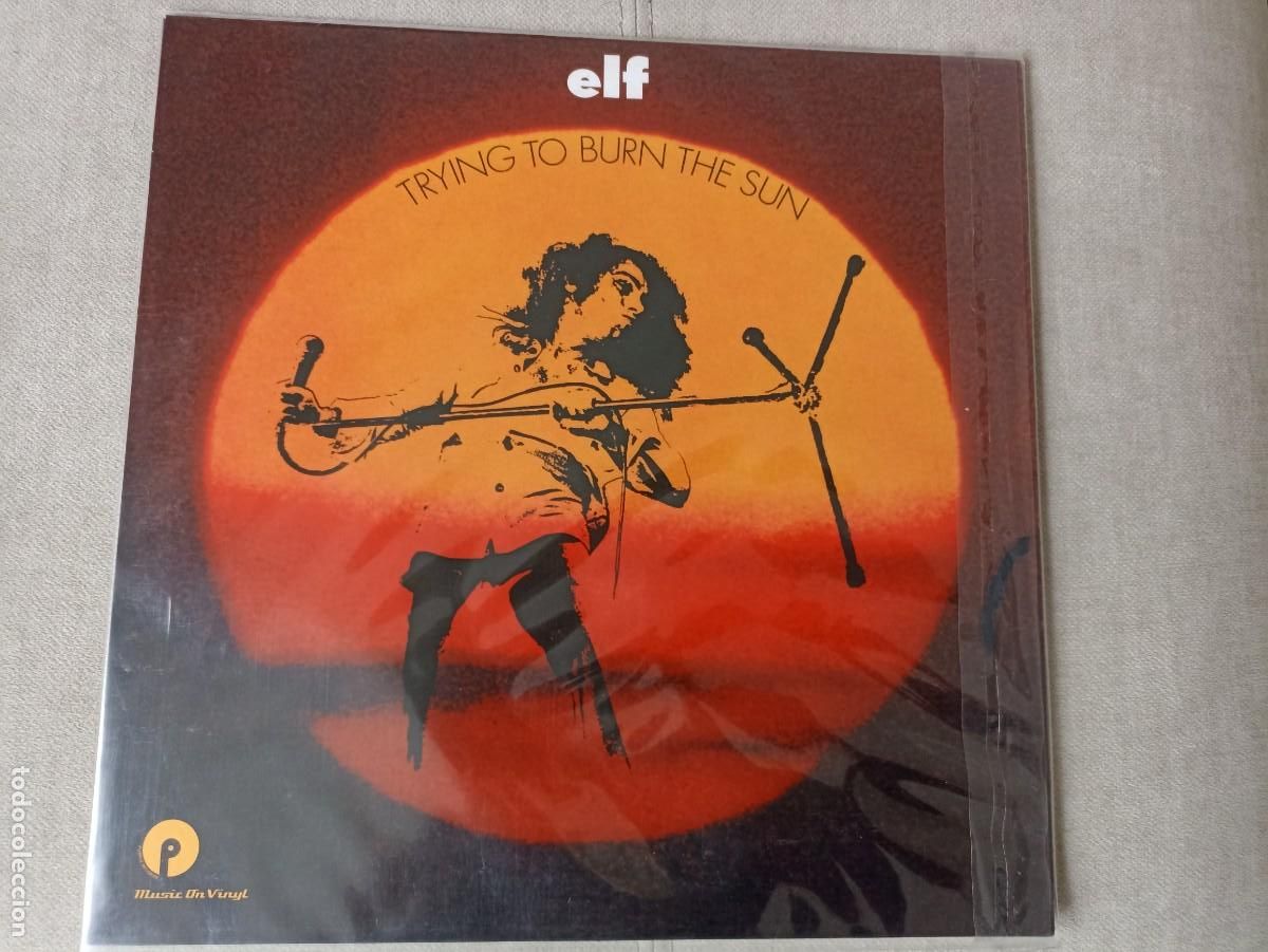 Discos de vinilo: ELF. (Ronnie James Dio). Trying to burn the sun. LP. Reissue 2017