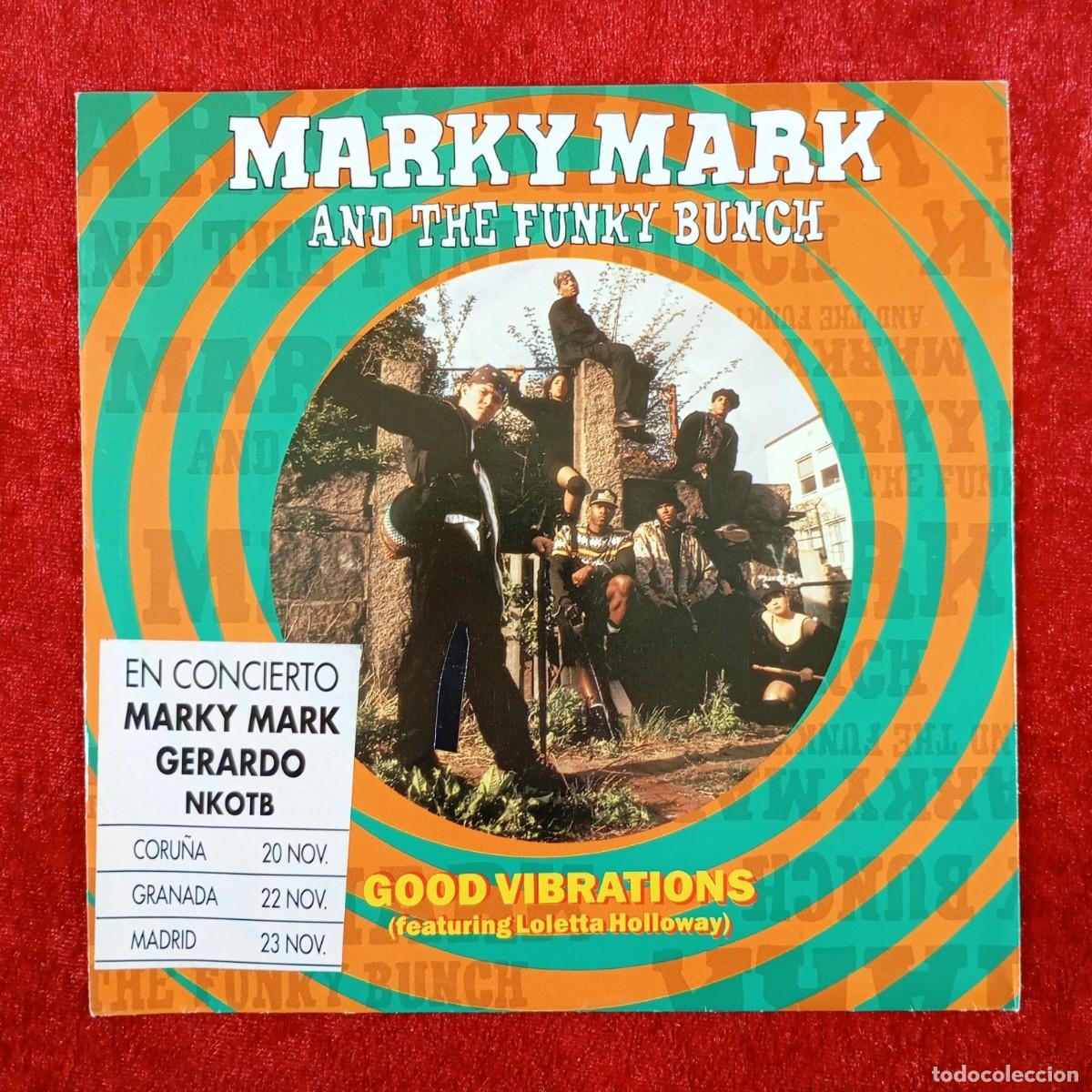 Discos de vinilo: MARK Y MARK - AND THE FUNKY BUNCH - GOOD VIBRATIONS - A 8764 - SINGLE - DISCO VINILO / 3839