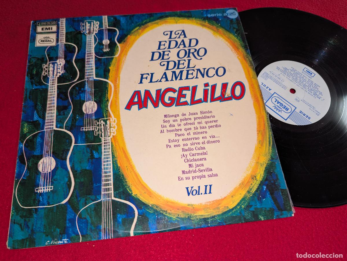 Discos de vinilo: ANGELILLO La edad de oro del flamenco Vol.II LP 1970 EMI Regal