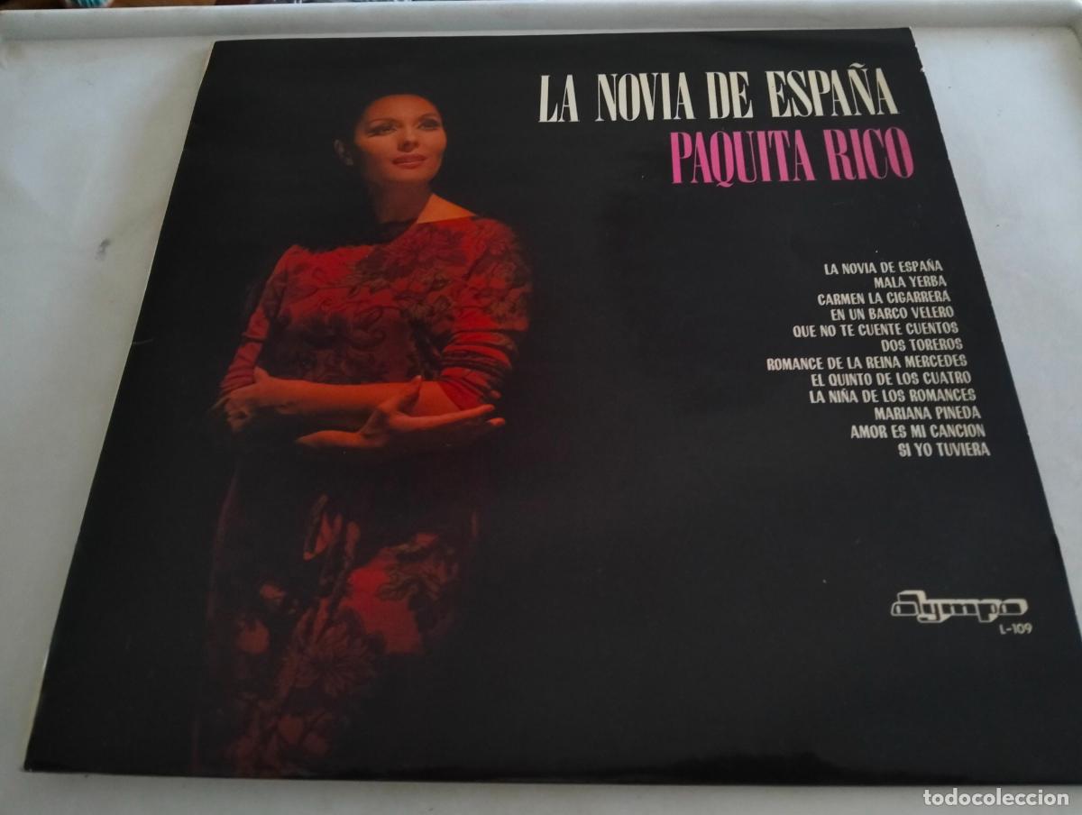 Discos de vinilo: PAQUITA RICO, DISCO LP LA NOVIA DE ESPA&Ntilde;A, EDITADO OLIMPO, A&Ntilde;O 1973