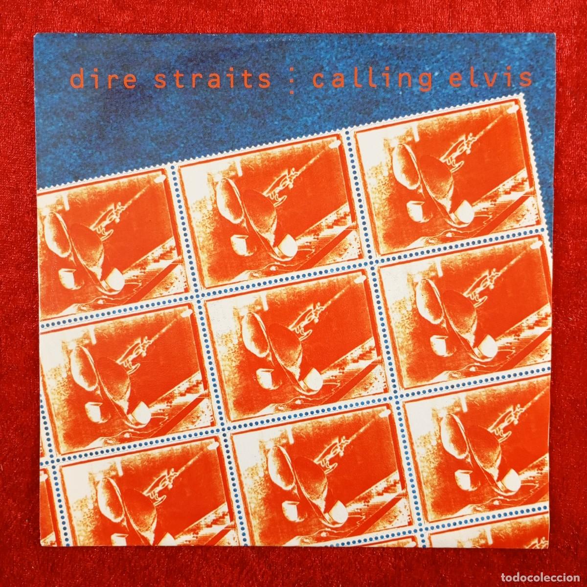 Discos de vinilo: DIRE STRAITS - CALLING ELVIS - 868 756-7 - SINGLE - DISCO VINILO / 3853