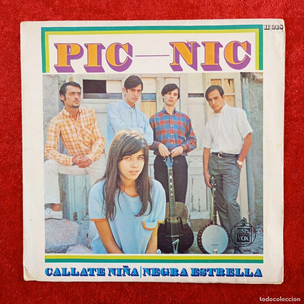 Discos de vinilo: PIC-NIC - CALLATE NI&Ntilde;A, NEGRA ESTRELLA - H 218 - SINGLE - DISCO VINILO / 3854
