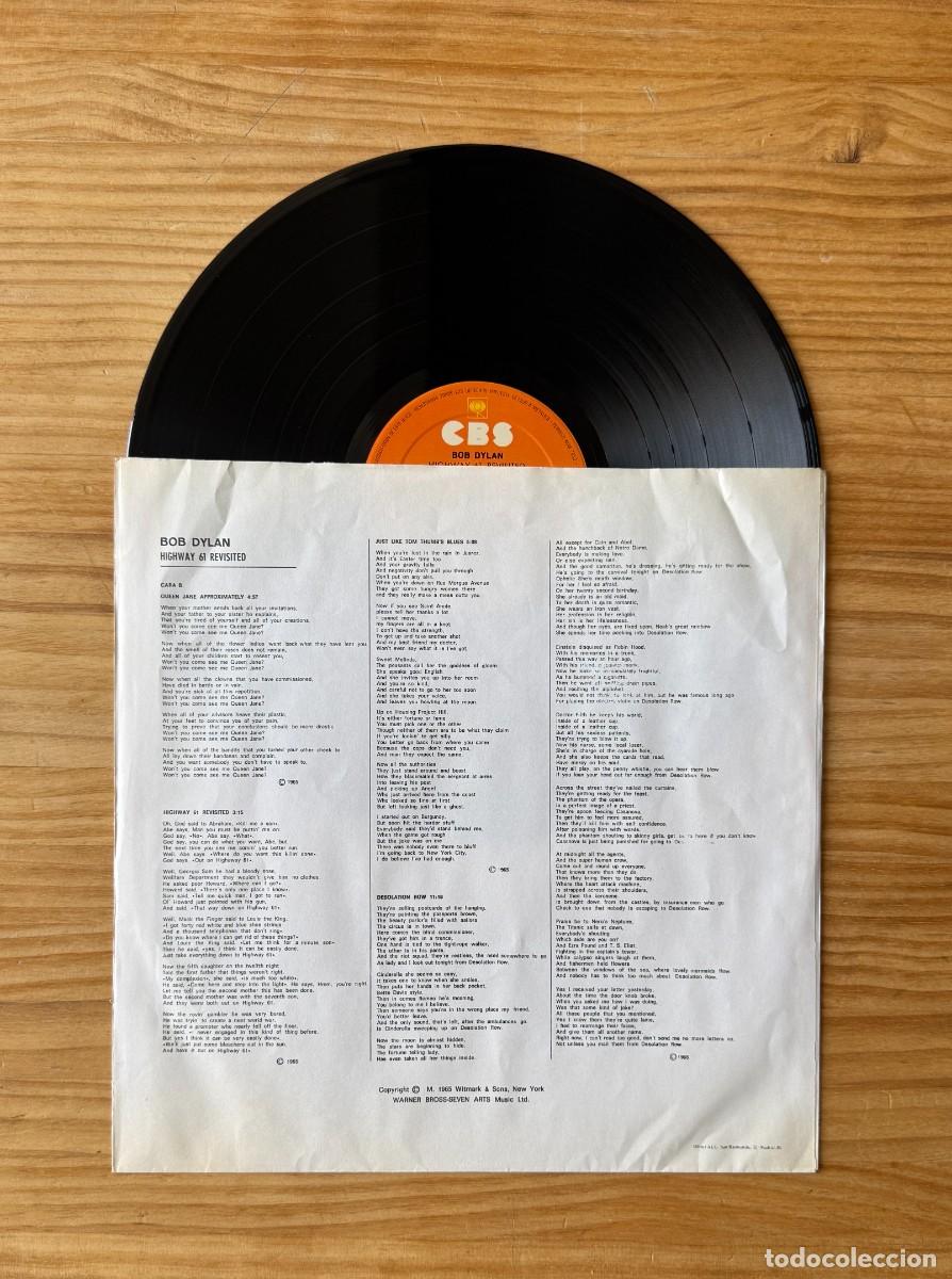 Discos de vinilo: Bob Dylan &ndash; Highway 61 Revisited. Spain 1971 - Foto 2