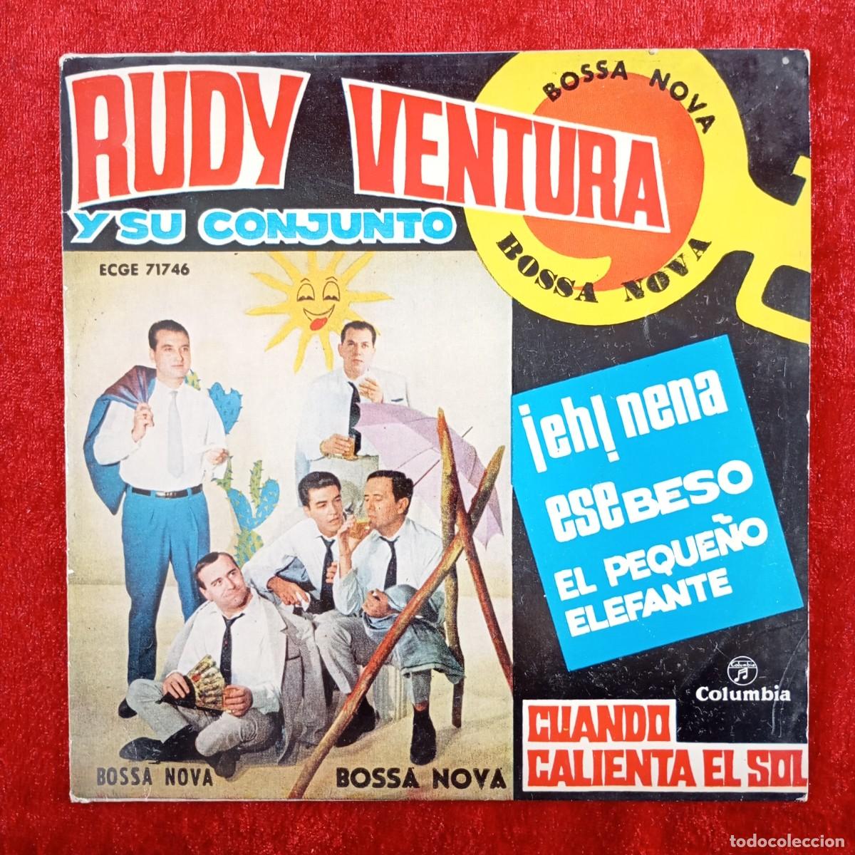 Discos de vinilo: RUDY VENTURA Y SU CONJUNTO - BOSSA NOVA - ECGE 71746 - SINGLE - DISCO VINILO / 3862