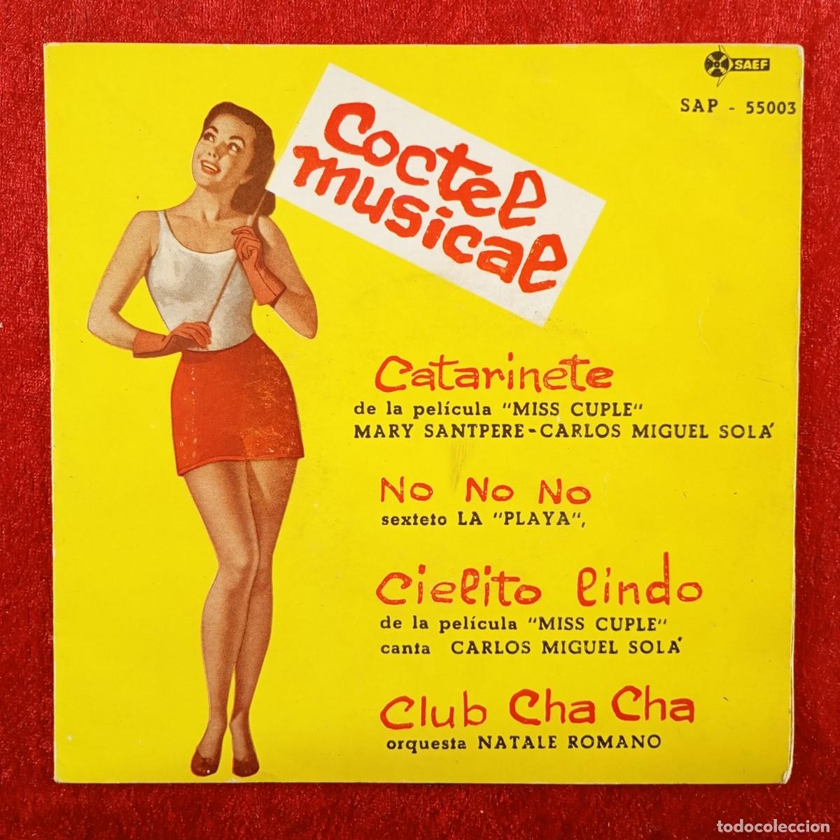 Discos de vinilo: COCTEL MUSICAL - SAP-55003 - SINGLE - DISCO VINILO / 3864
