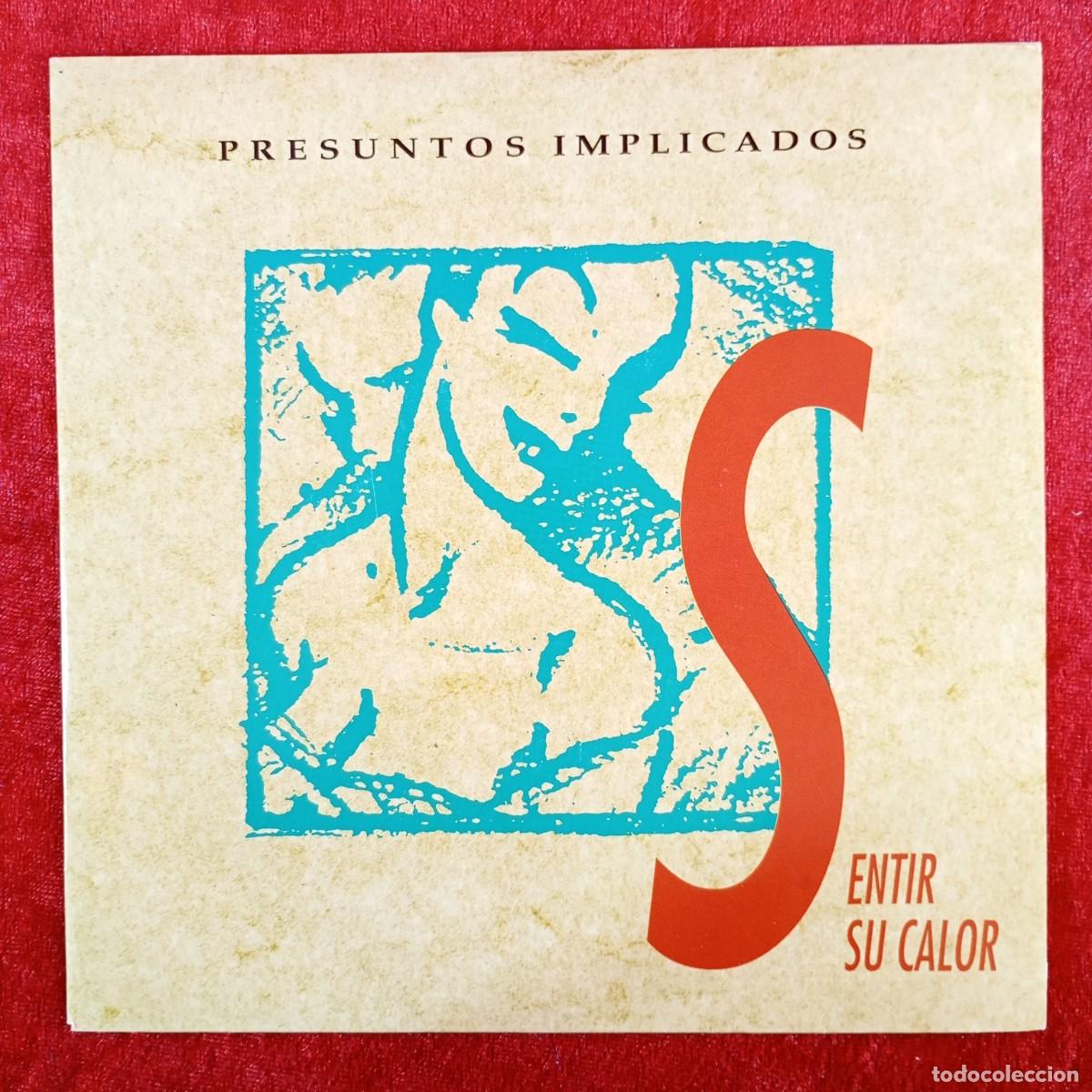 Discos de vinilo: PRESUNTOS IMPLICADOS - SENTIR SU CALOR - 1505 - 1992 - SINGLE - DISCO VINILO / 3872