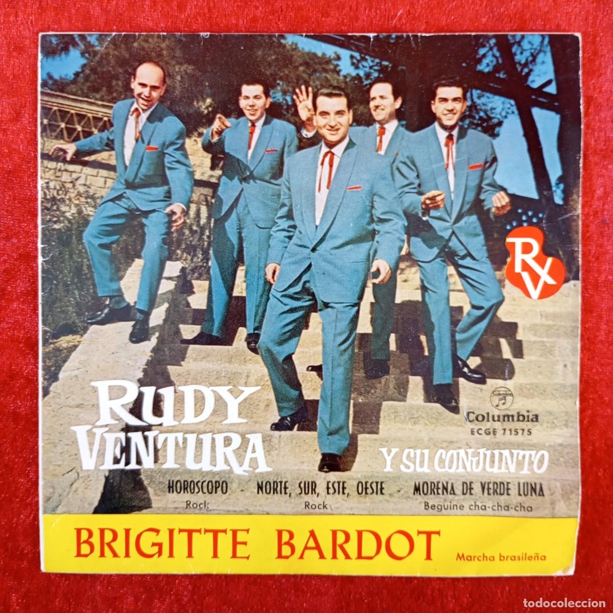 Discos de vinilo: RUDY VENTURA Y SU CONJUNTO - BRIGITTE BARDOT - ECGE 71575 - SINGLE - DISCO VINILO / 3888