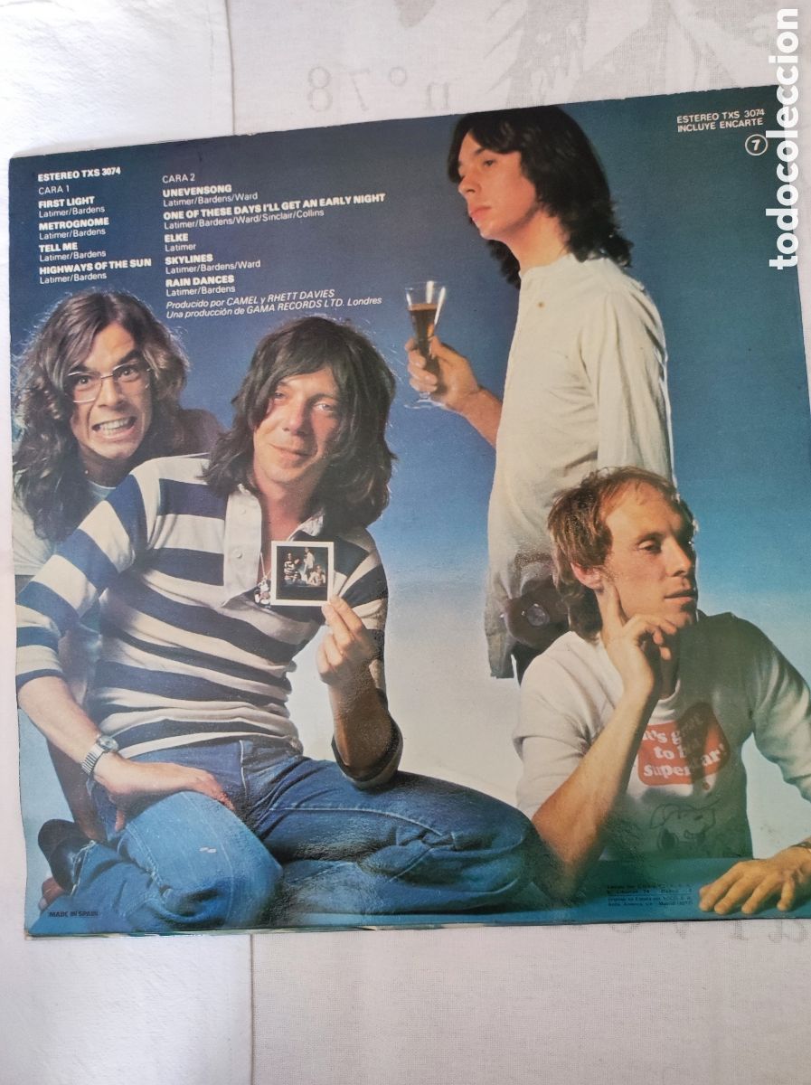 Discos de vinilo: CAMEL - RAIN DANCES (1977) - Foto 2