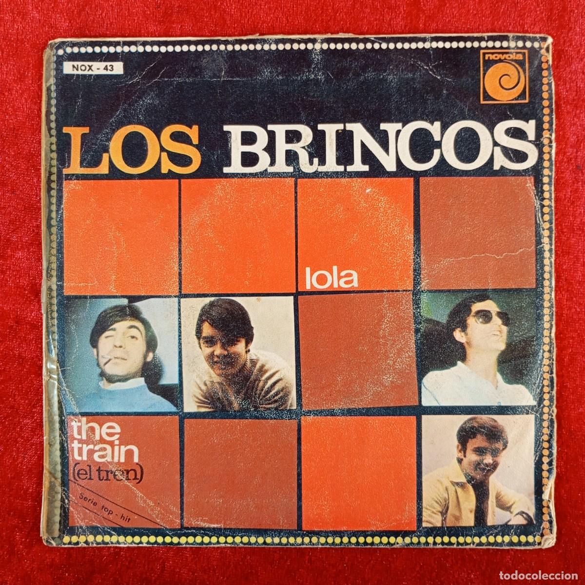 Discos de vinilo: LOS BRINCOS - LOLA - THE TRAIN - EL TREN - NOX-43 - SINGLE - DISCO VINILO / 3890