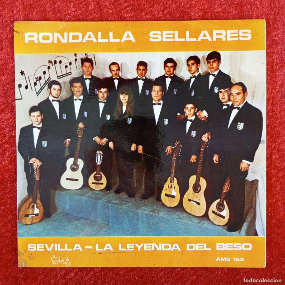 Discos de vinilo: RONDALLA - SELLARES - SEVILLA - LA LEYENDA DEL BESO - AMS 153 - SINGLE - DISCO VINILO / 3894