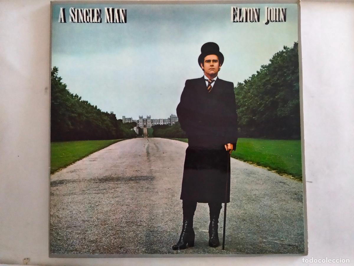 Discos de vinilo: ELTON JOHN, DISCO LP A SINGLE MAN, EDITADO ROCKET RECORDS, A&Ntilde;O 1978
