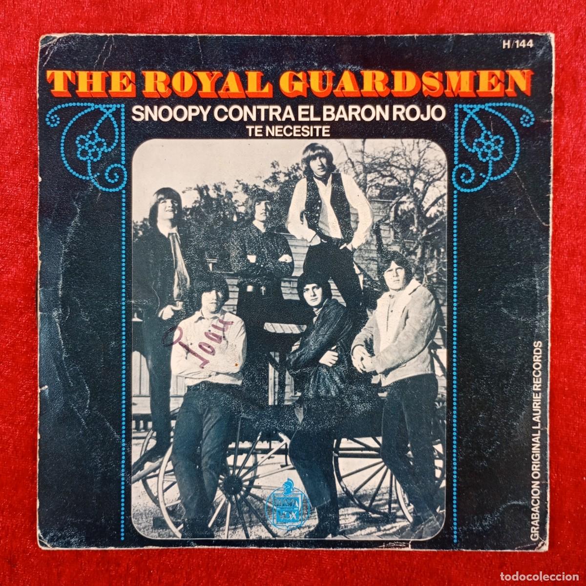 Discos de vinilo: THE ROYAL GUARDSMEN - SNOOPY CONTRA EL BARON ROJO - TE NECESITE - SINGLE - DISCO VINILO / 3902