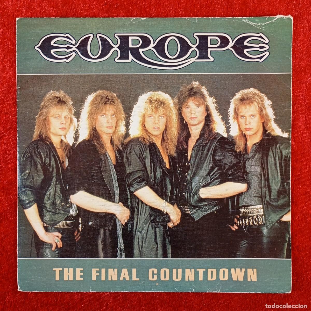 Discos de vinilo: EUROPE - THE FINAL COUNTDOWN - EPC A-7127 - SINGLE - DISCO VINILO / 3906
