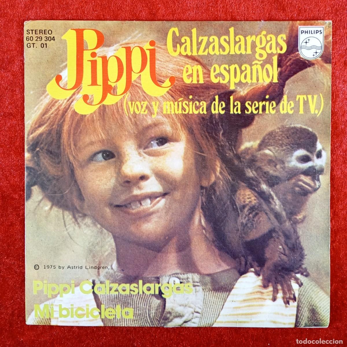Discos de vinilo: PIPPI CALZASLARGAS EN ESPA&Ntilde;OL - MI BICICLETA - 60 29 304 GT. 1 - SINGLE - DISCO VINILO / 3919