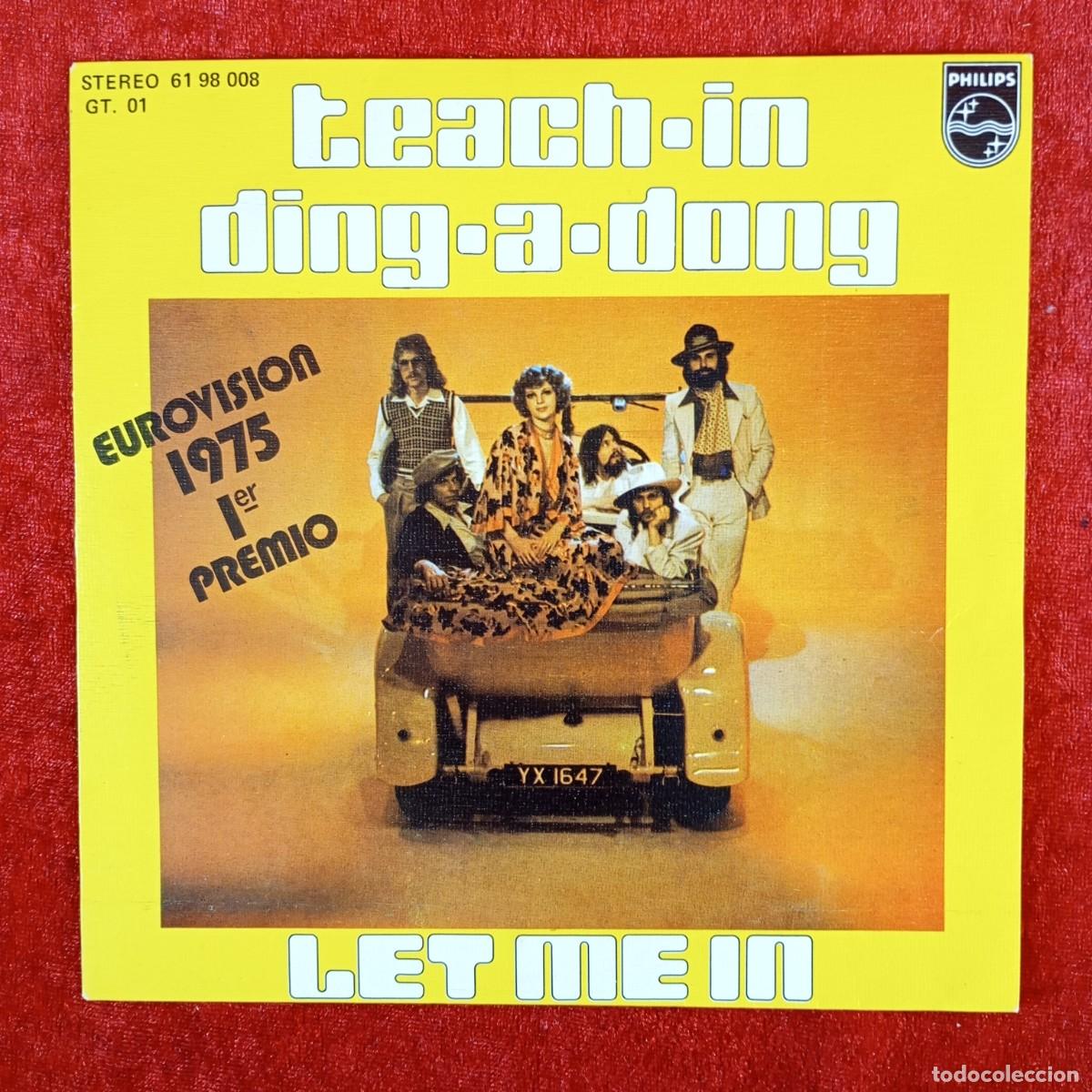 Discos de vinilo: LET ME IN - TEC-IN - DING-A-DONG - EUROVISION 1975 - 1ER PREMIO - SINGLE - DISCO VINILO / 3921