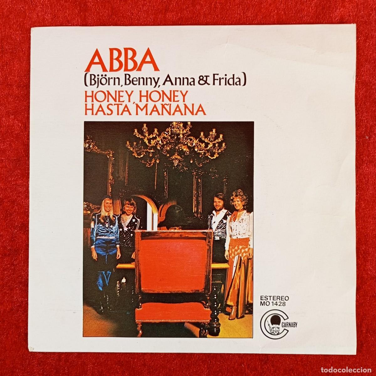Discos de vinilo: ABBA - HONEY, HONEY - HASTA MA&Ntilde;ANA - MO 1428 - SINGLE - DISCO VINILO / 3922