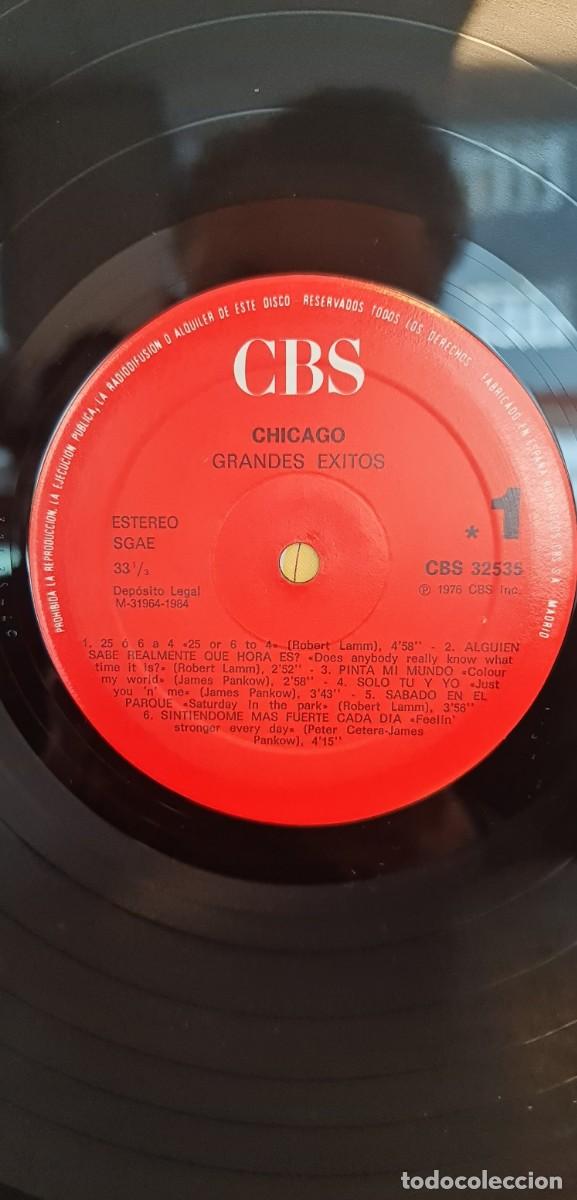 Discos de vinilo: Lp Chicago Grandes &Eacute;xitos N&ordm;1 USA - Foto 5