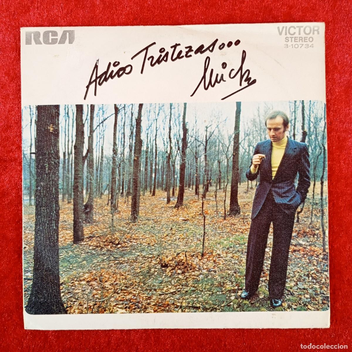 Discos de vinilo: MICKY - ADIOS TRISTEZAS - 3-10734 - SINGLE - DISCO VINILO / 3984