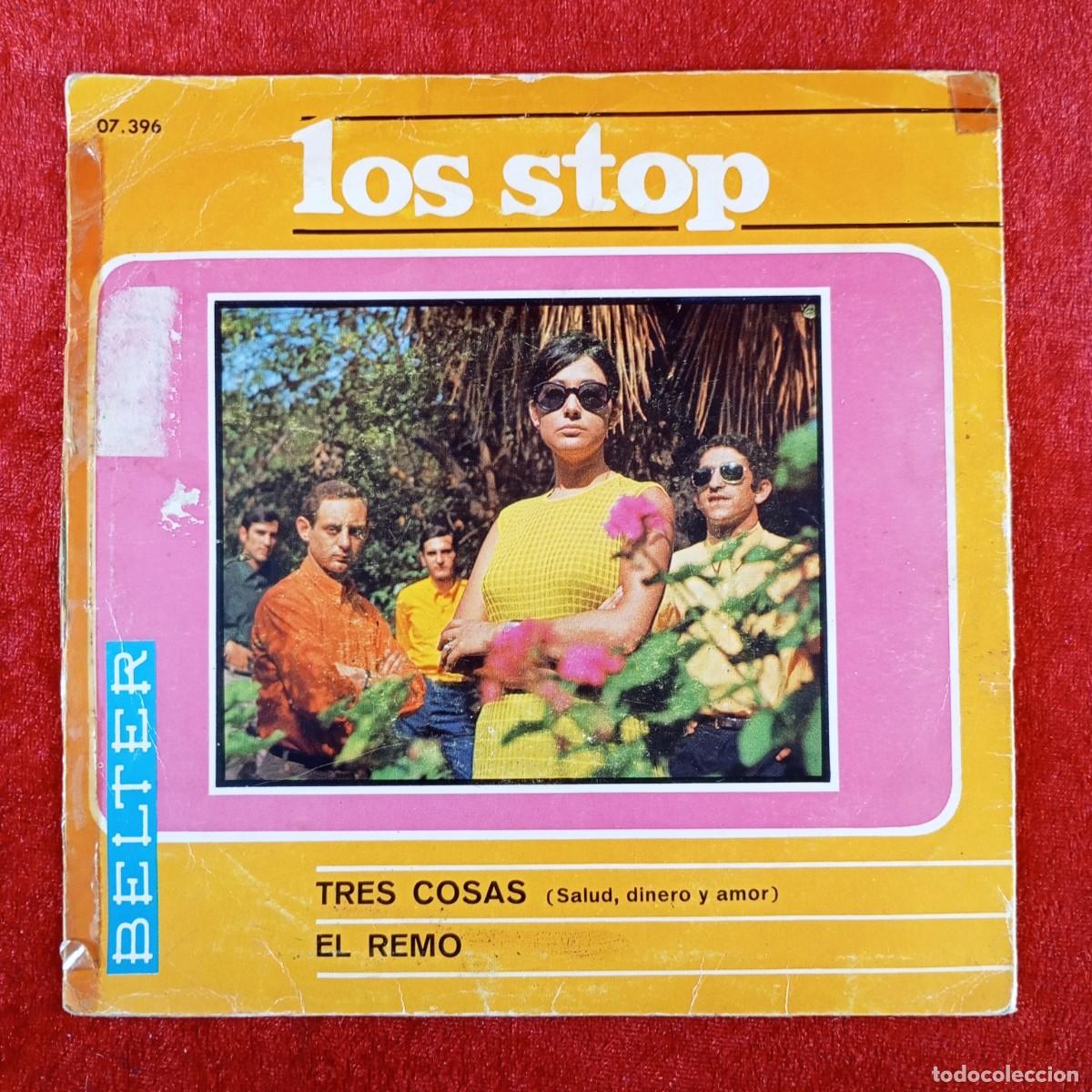 Discos de vinilo: LOS STOP - TRES COSAS - EL REMO - 07.396 - SINGLE - DISCO VINILO / 3989