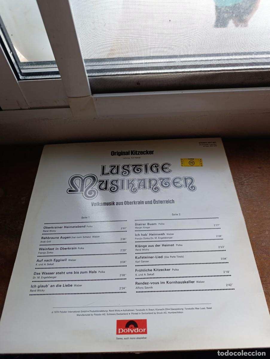 Discos de vinilo: LP Lustige Musikanten - Foto 2