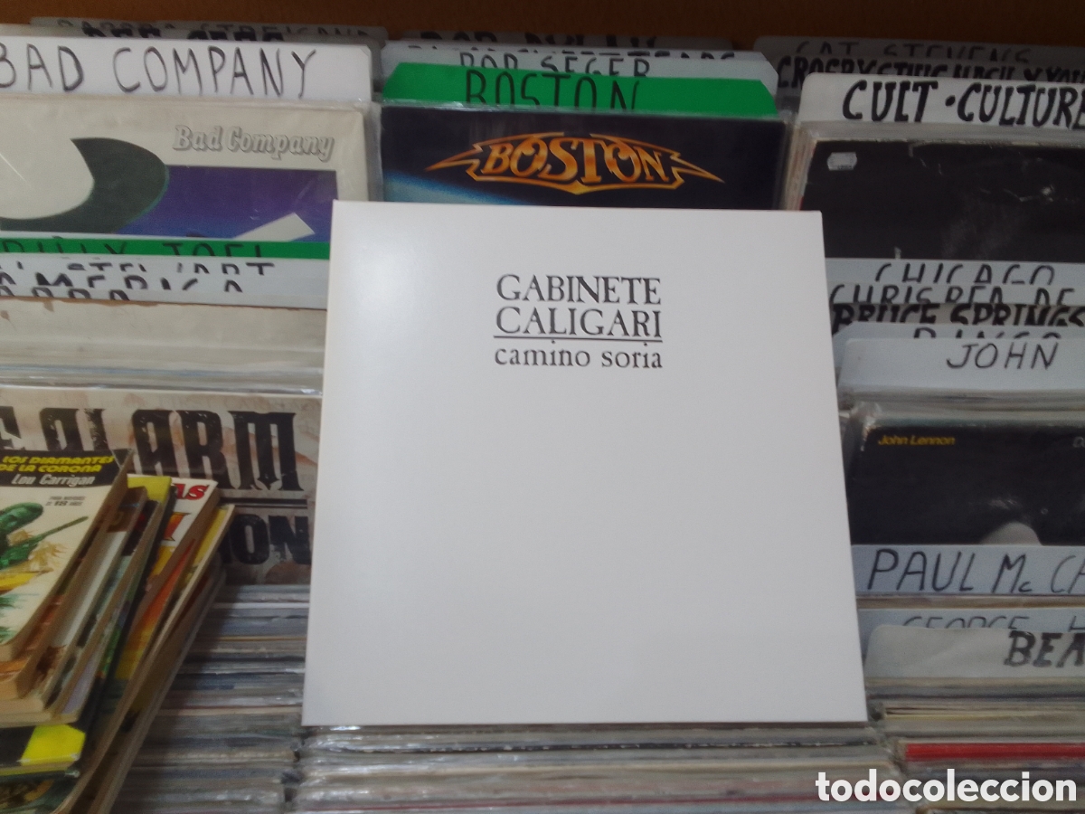 Discos de vinilo: Camino Soria, gabinete caligari