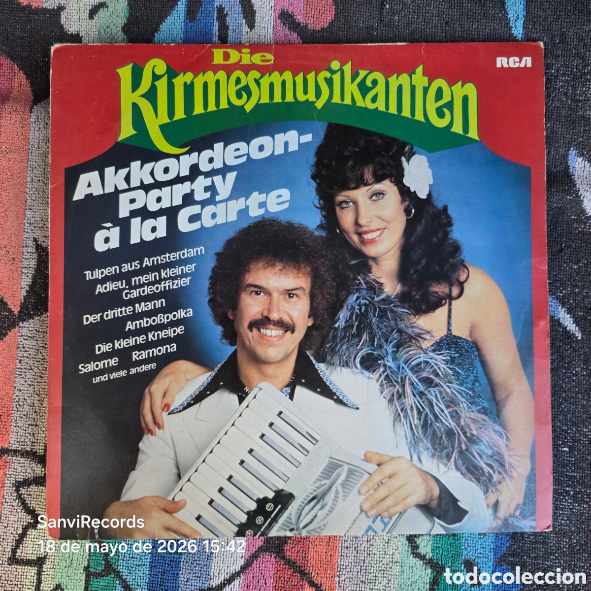 Discos de vinilo: [LP] DIE KIRMESMUSIKANTEN: AKKORDEON-PARTY &Agrave; LA CARTE (RCA) (1981)