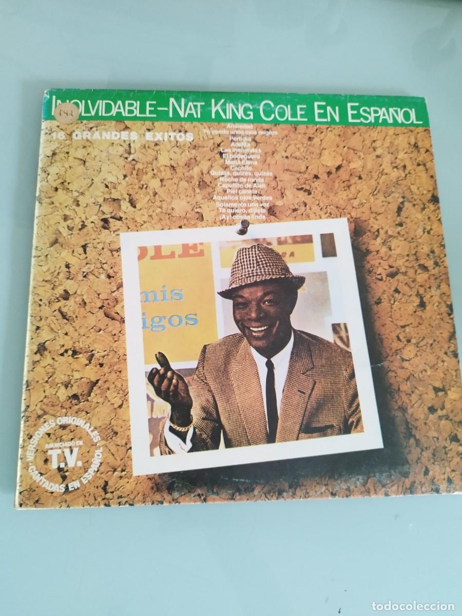 Discos de vinilo: Nat King Cole &ndash; Inolvidable - Nat King Cole En Espa&ntilde;ol. Vinilo lp.