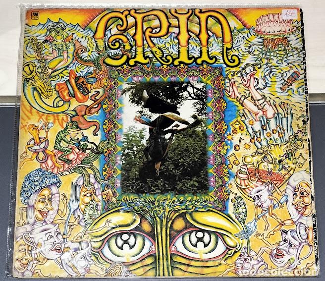 Discos de vinilo: Grin (Nils Lofgren) - Gone Crazy - LP A&M Records ref. 87607 I. Ed. espa&ntilde;ola 1973.