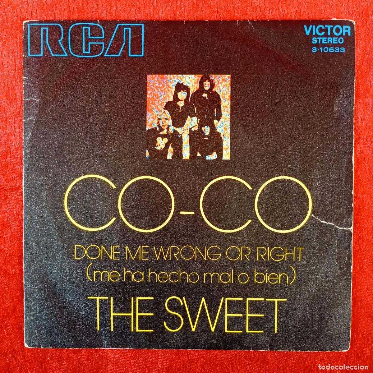 Discos de vinilo: CO-CO - THE SWEET - 3-10633 - SINGLE - DISCO VINILO / 4009