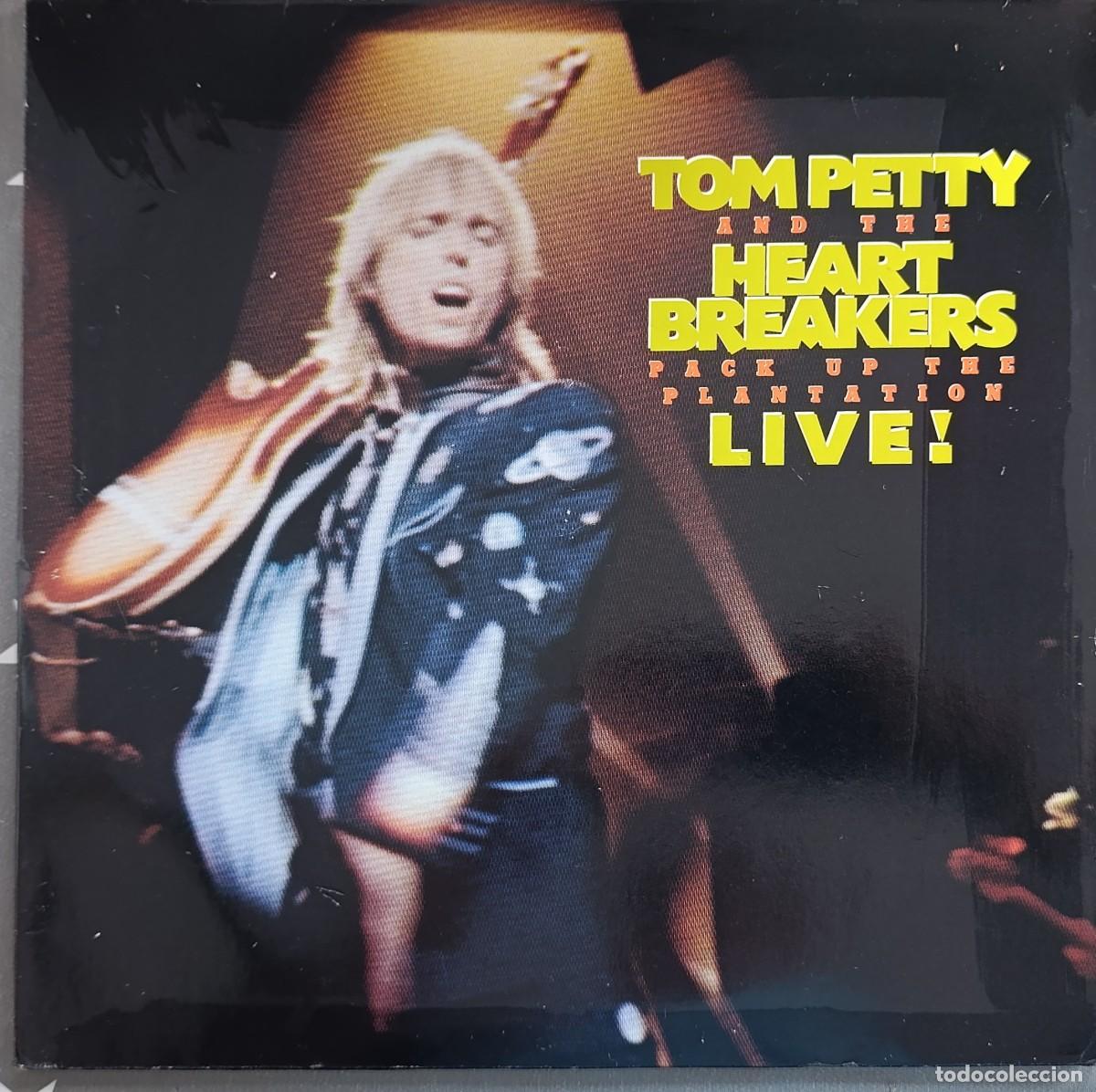Discos de vinilo: TOM PETTY AND THE HEARTBREAKERS &ndash; PACK UP THE PLANTATION - LIVE! 2LP 1985 PORTADA GATEFOLD
