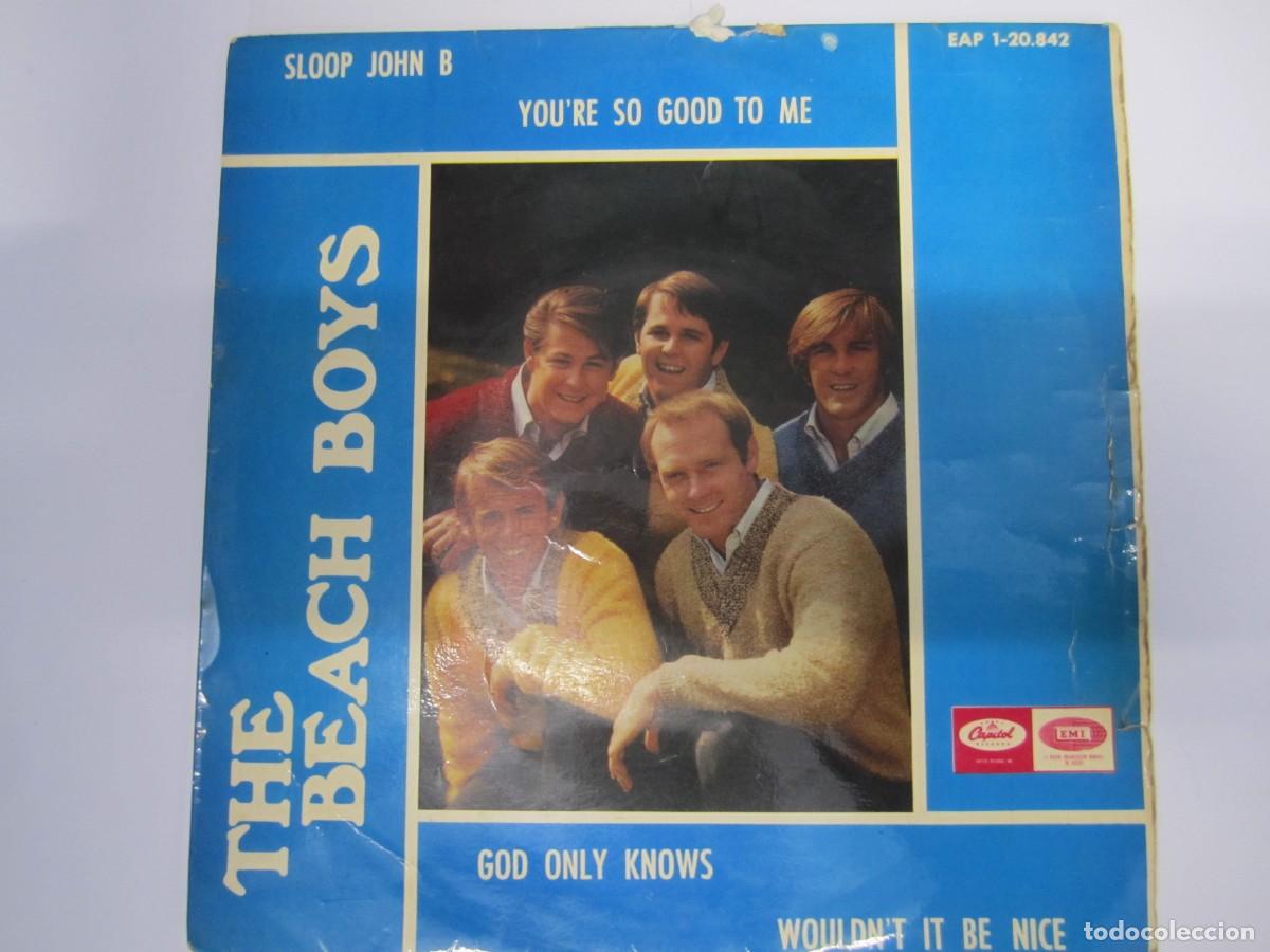 Discos de vinilo: disco vinilo single the beach boys sloop john b