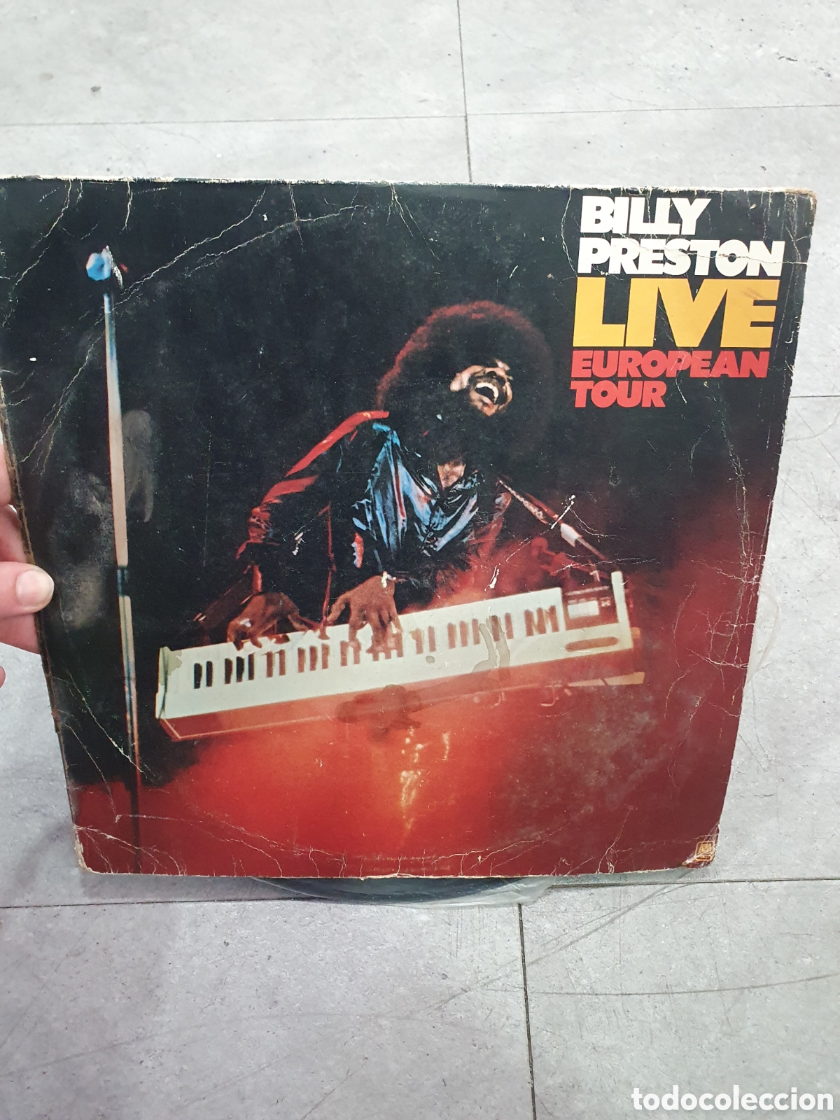 Discos de vinilo: LP. Billy Preston. Live. European Tour.