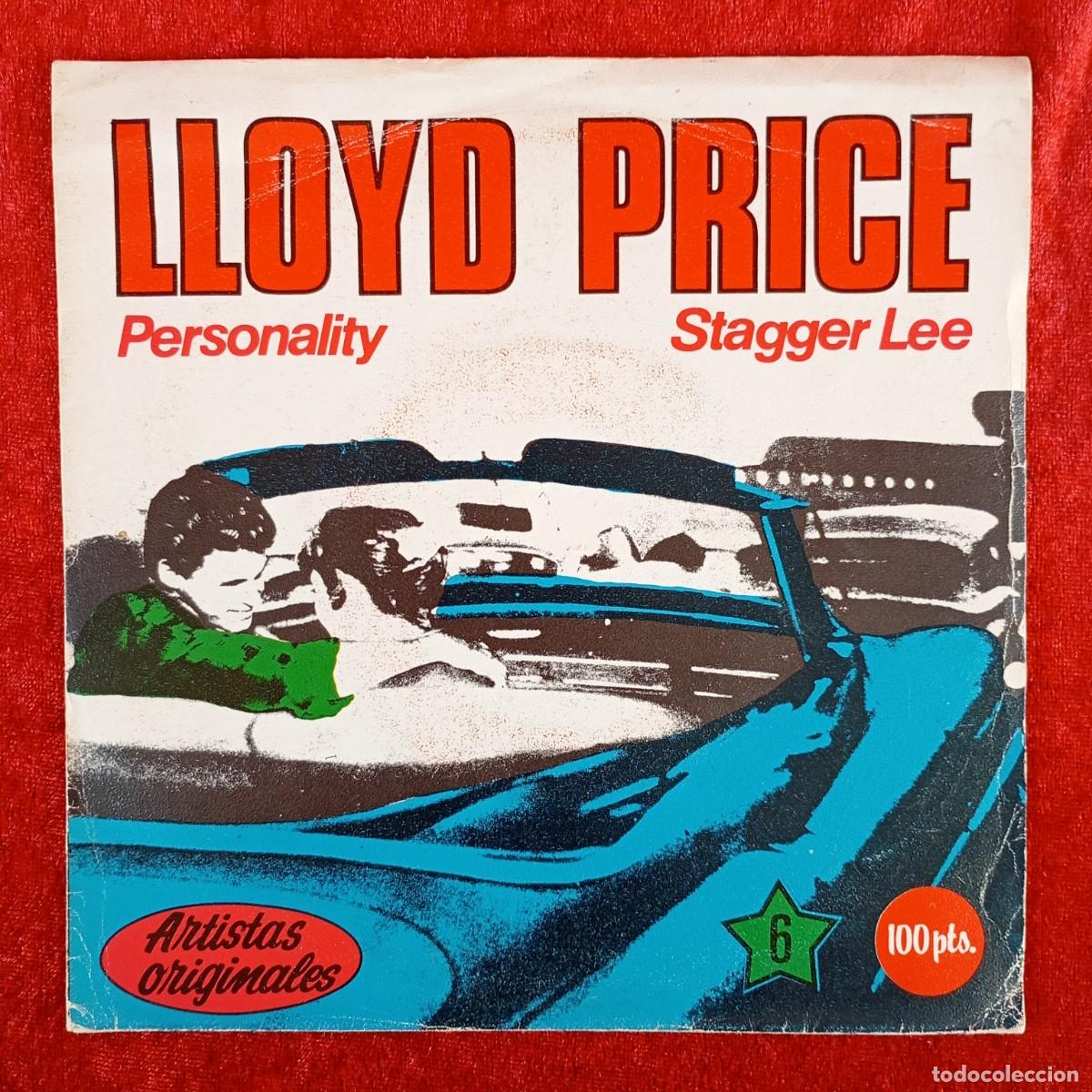 Discos de vinilo: LLOYD PRICE - PERSONALITY - STAGGER LEE - 18S0213-11 - SINGLE - DISCO VINILO / 4030