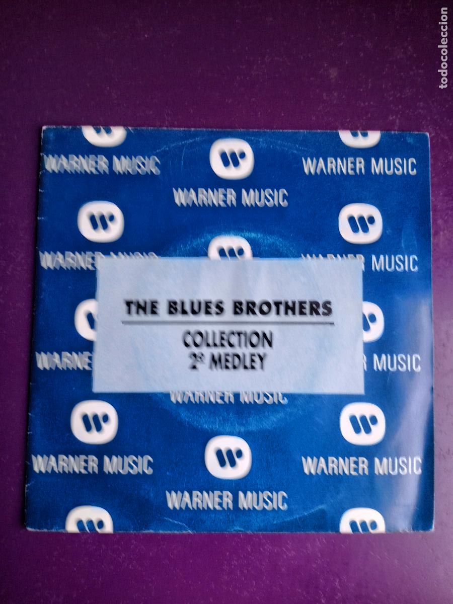 Discos de vinilo: Blues Brothers &ndash; Collection 2&ordm; Medley - Sg ATLANTIC 1992 PROMO - SOUL CINE