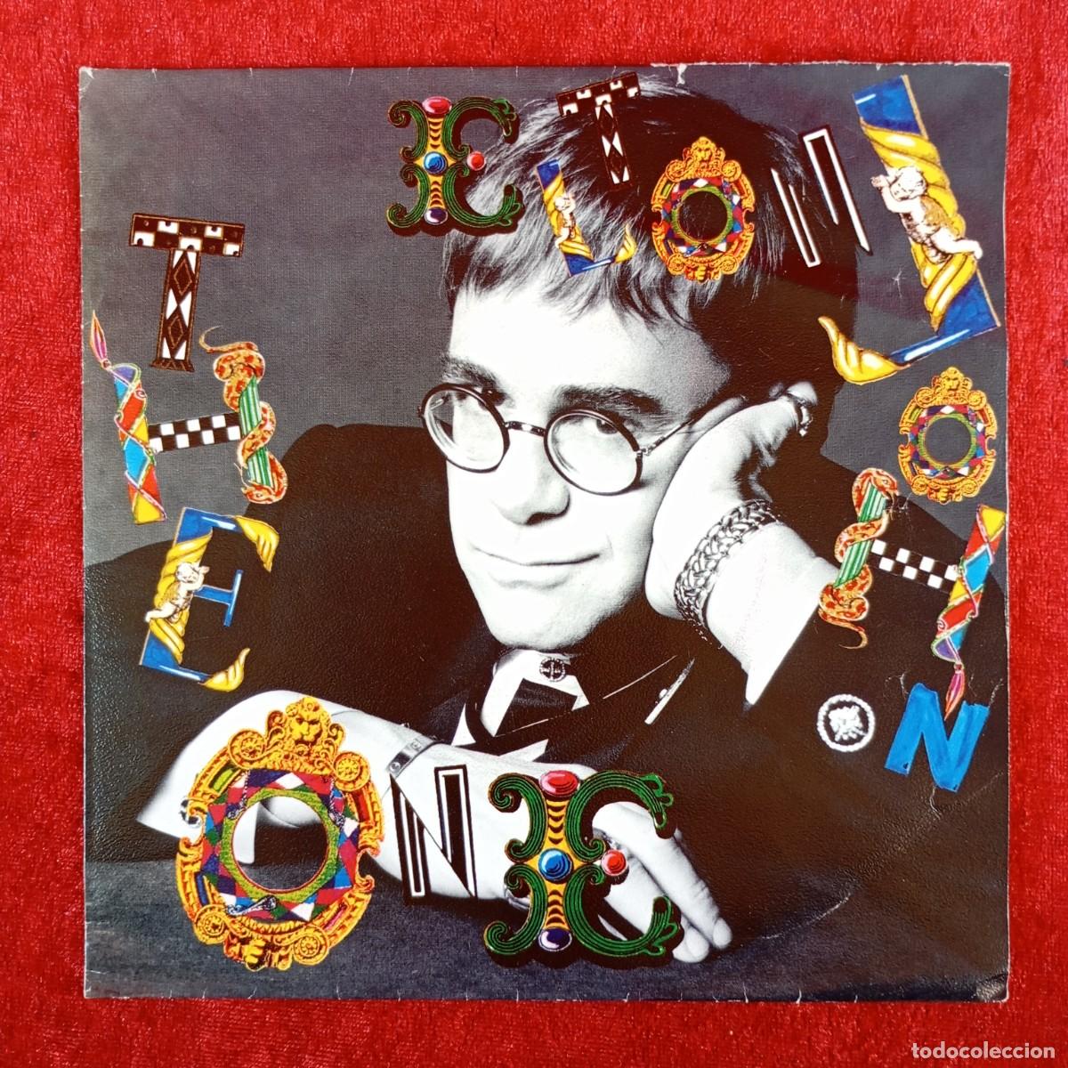 Discos de vinilo: ELTON JOHN - THE ONE - SUIT OF WOLVES - 866 936-7 - SINGLE - DISCO VINILO / 4040
